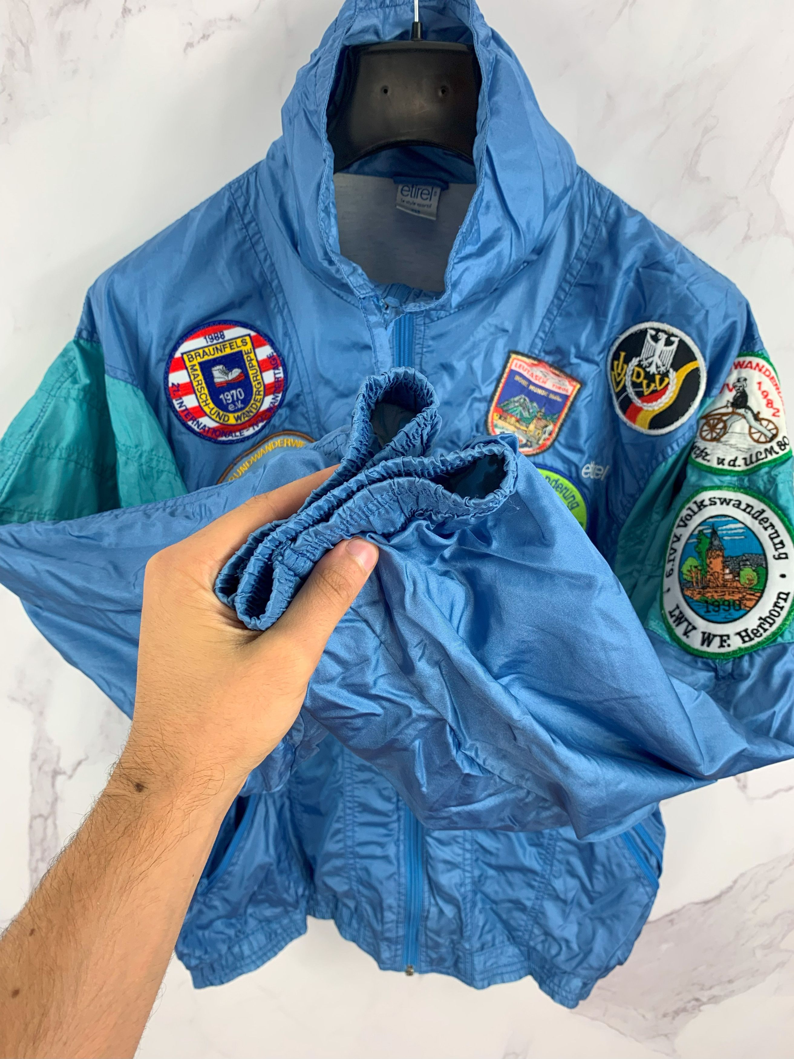 Other Vintage Etirel Nylon Track Jacket Deutschland Patch Size US M / EU 48-50 / 2 - 7 Thumbnail