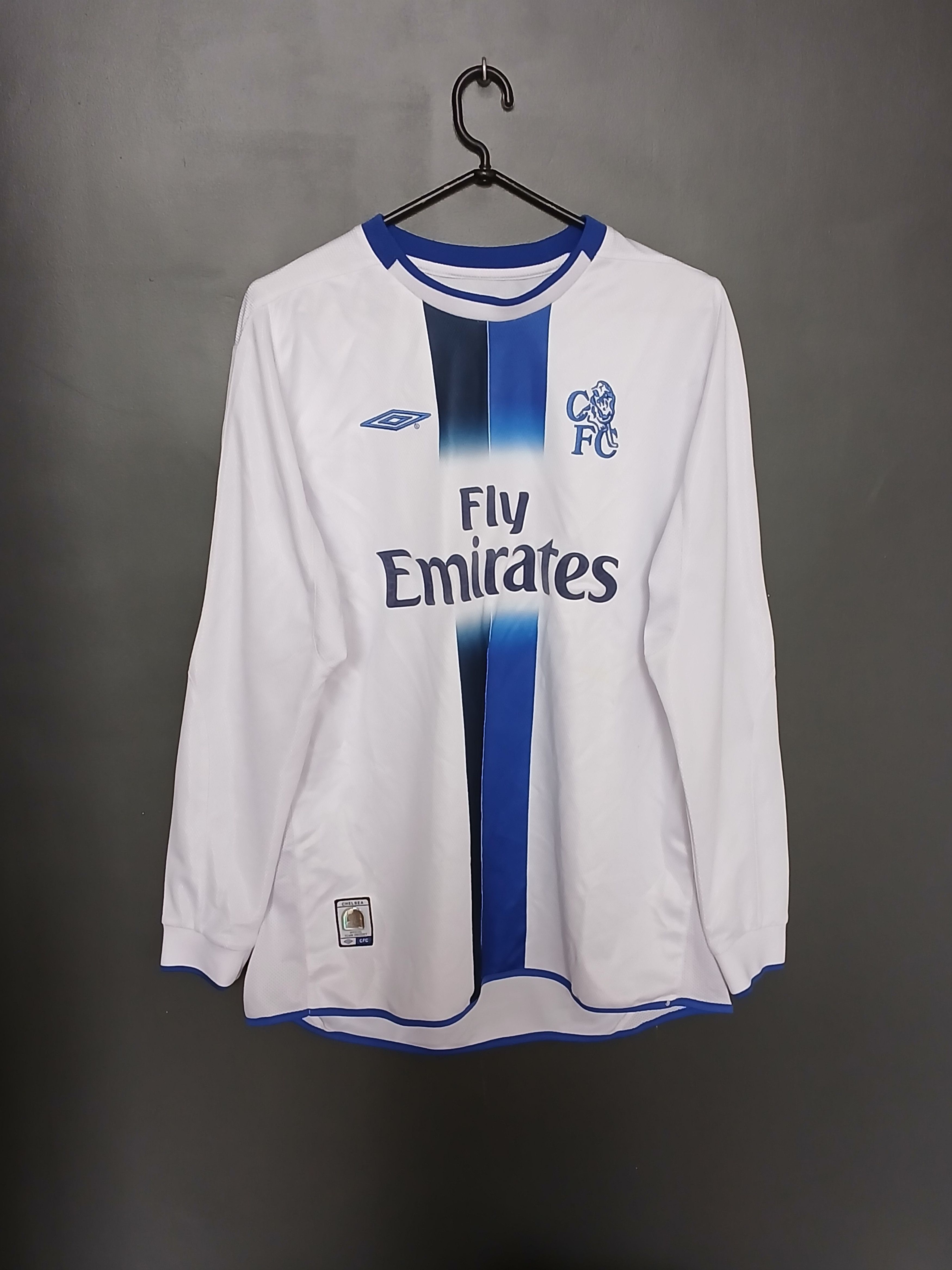 Chelsea Soccer Chelsea 2003/2004 Away Lampard Football Jersey T-Shirt Size US XL / EU 56 / 4 - 2 Thumbnail