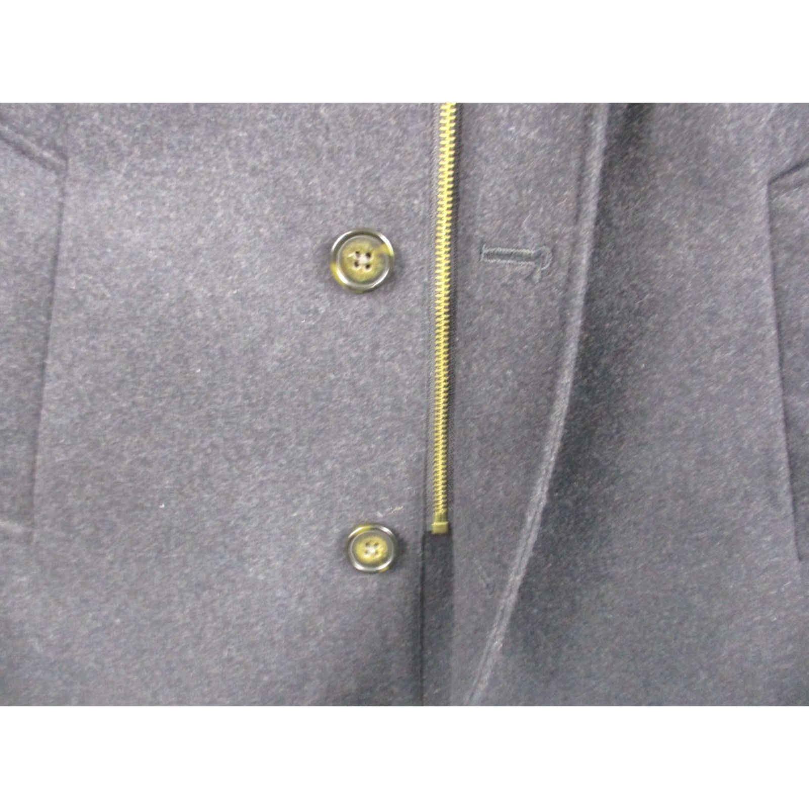 Ralph Lauren Lauren Ralph Lauren Jacket Coat Women's Large Wool Blend Pea Coat Gray Long Sleeve Regular Regular Size L Size L / US 10 / IT 46 - 6 Thumbnail