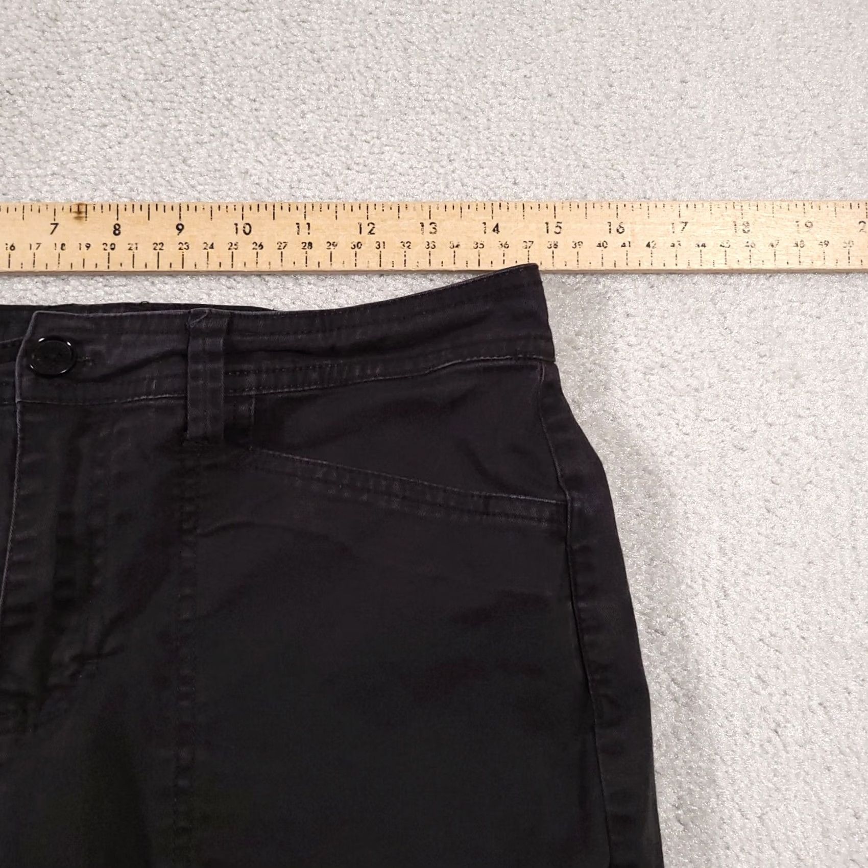 Gloria Vanderbilt VINTAGE Gloria Vanderbilt Pants Women's 6 Black Stretch Mid-Rise Casual Chino Straight 29in Inseam Mens? Ladies? Size 28" / US 6 / IT 42 - 6 Thumbnail