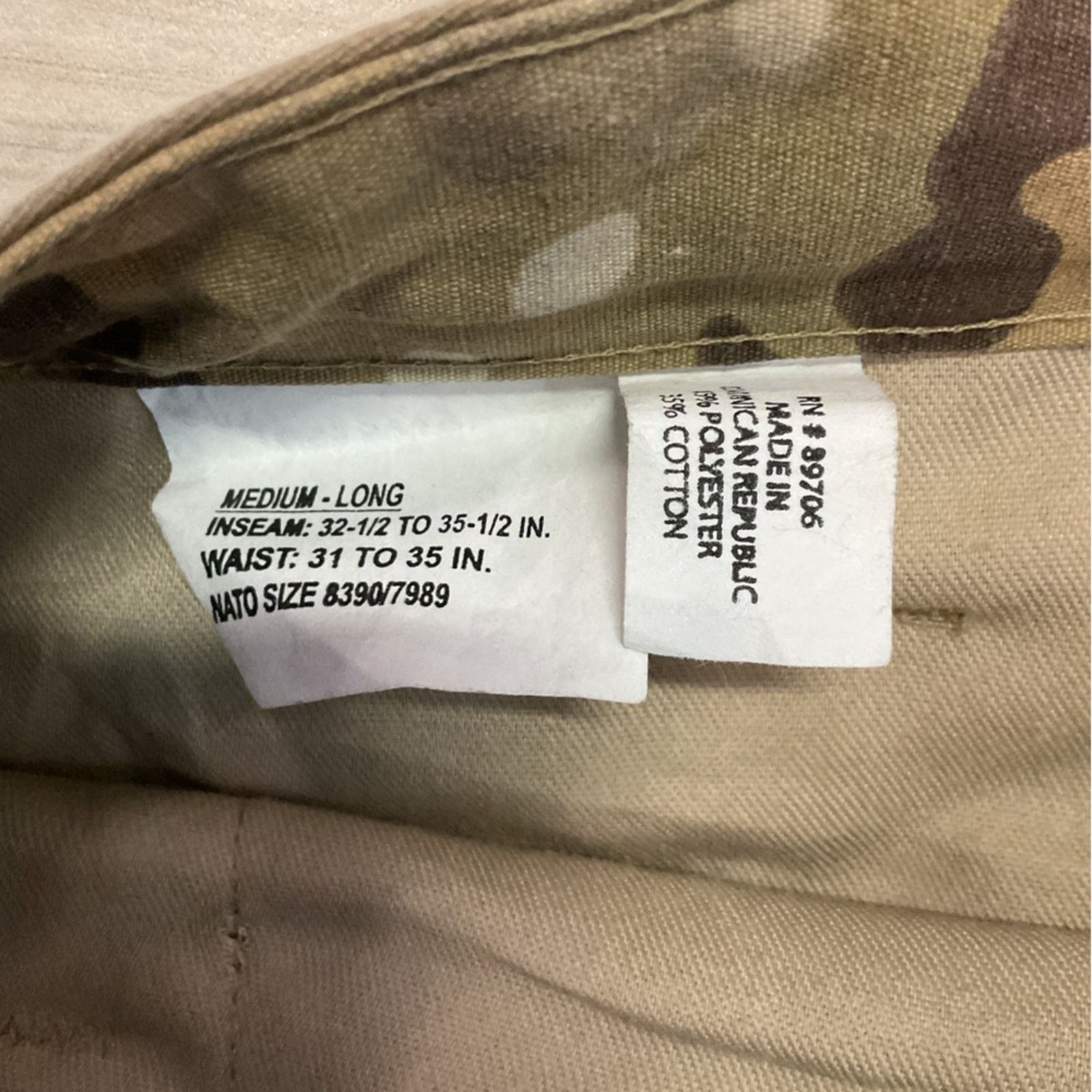 Propper Propper Medium Long Military Cargo Pants Size US 34 / EU 50 - 8 Thumbnail