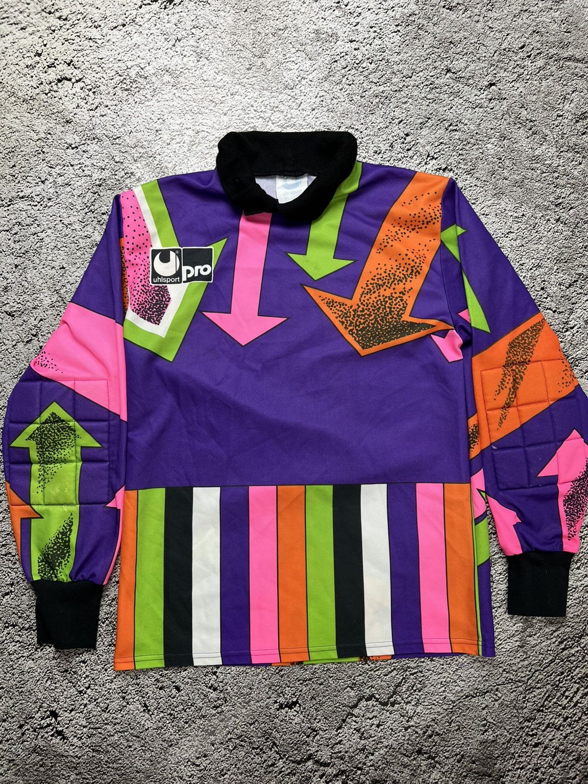 Other 1992 Uhlsport goalkeeper template Atletico Madrid jersey Size US S / EU 44-46 / 1 - 1 Thumbnail