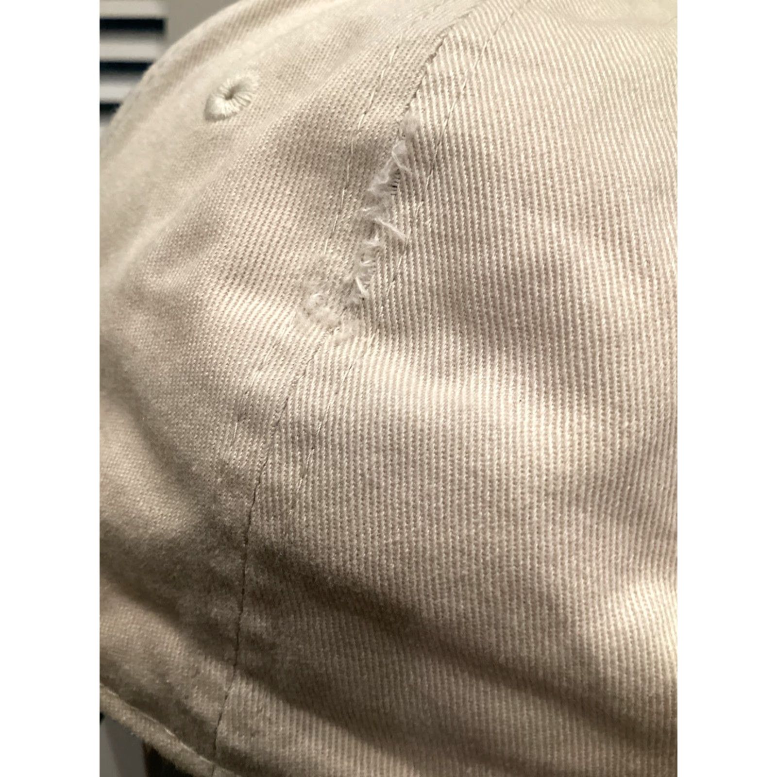 Gymshark Gymshark Hat Adult Unisex One Size Beige 6 Panel Adjustable Flat Peak Cap Size ONE SIZE - 3 Thumbnail