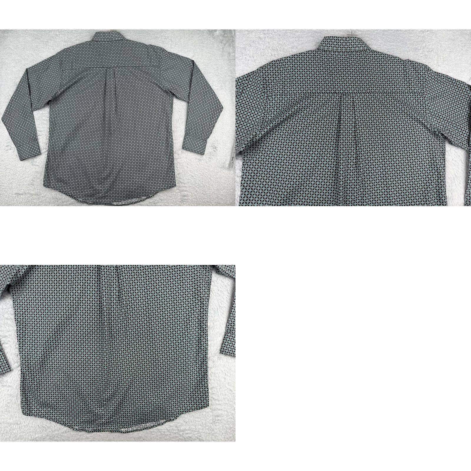 Wrangler Wrangler Shirt Men Button-Up Western Cotton Blend Long Sleeve Blue Size US L / EU 52-54 / 3 - 9 Thumbnail