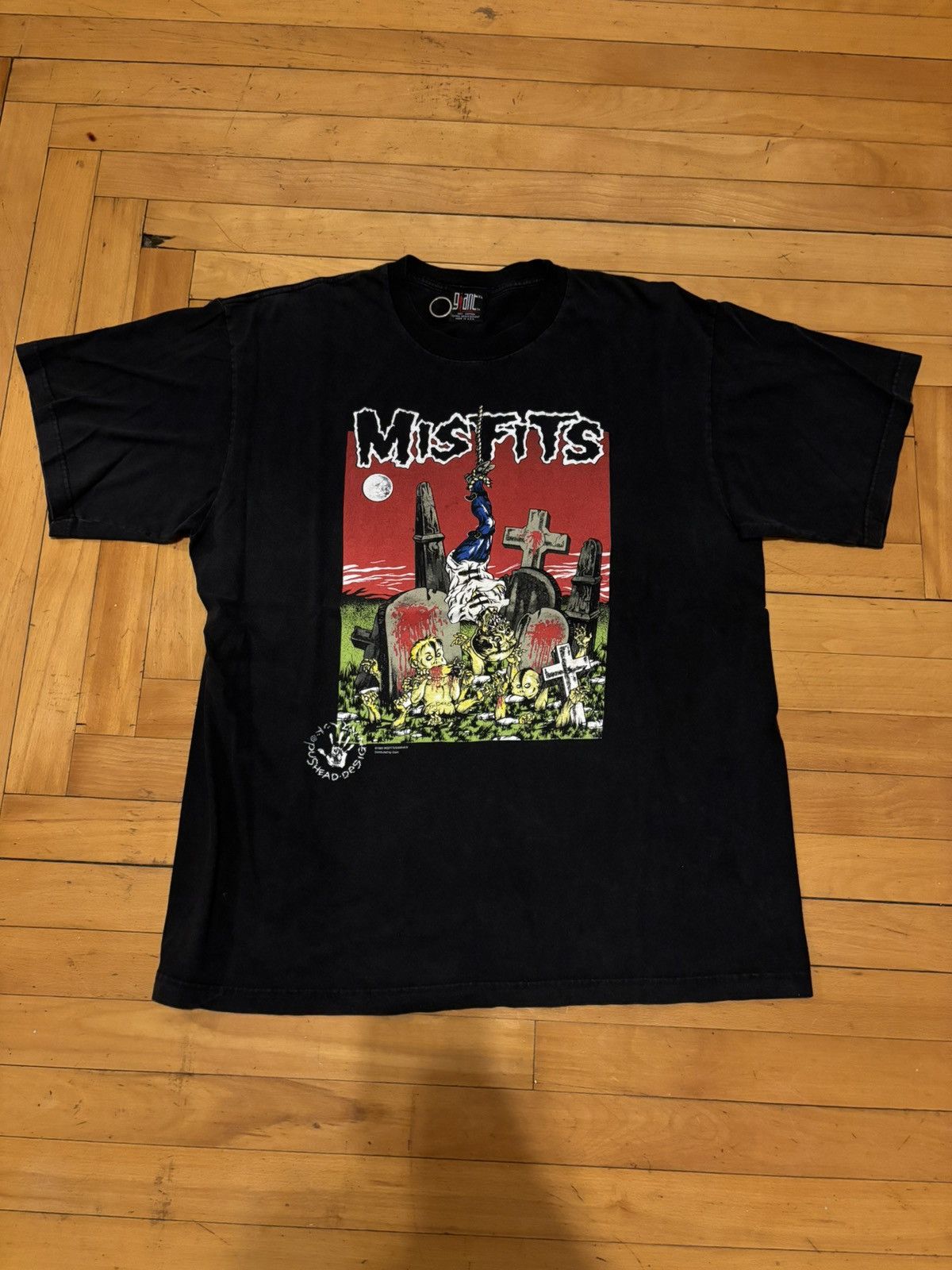 Band Tees × Giant × Vintage Giant tag pushead misfits shirt Size US XL / EU 56 / 4 - 1 Thumbnail
