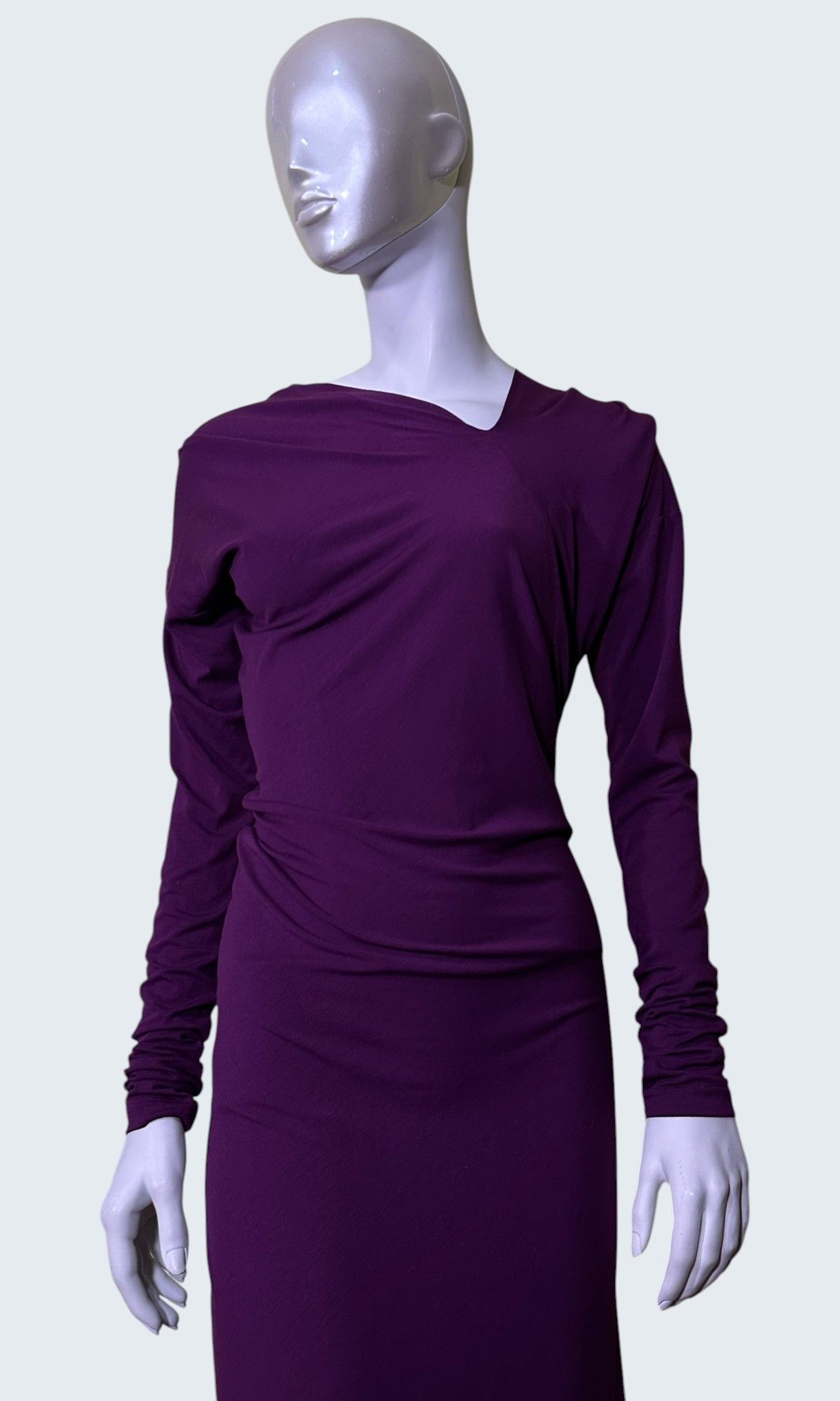 Vivienne Westwood Purple viscose dress Size S / US 4 / IT 40 - 3 Thumbnail