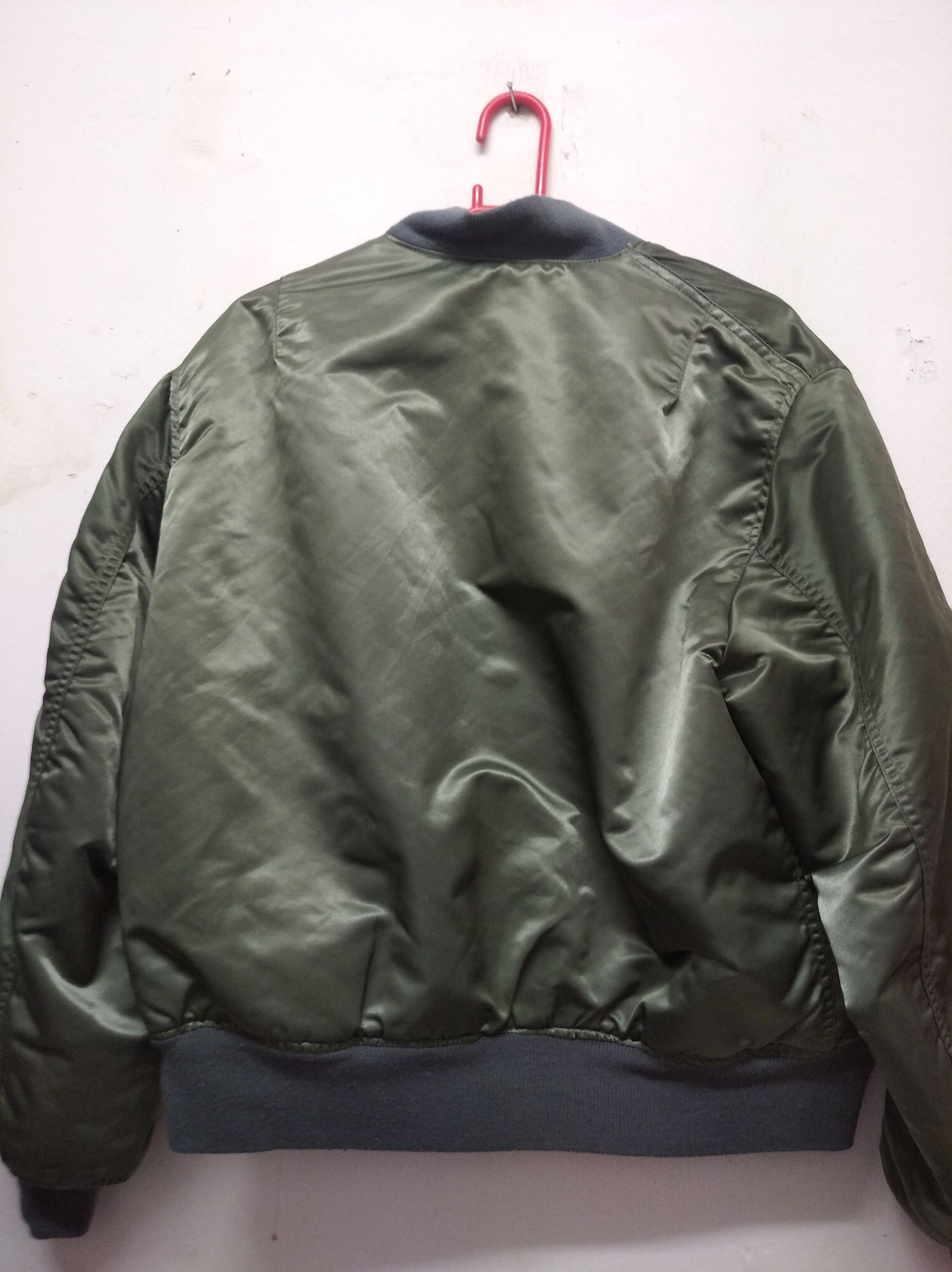 Alpha Industries × Avirex Vintage Military MA1 Bomber Jacket good condition Size US L / EU 52-54 / 3 - 3 Thumbnail