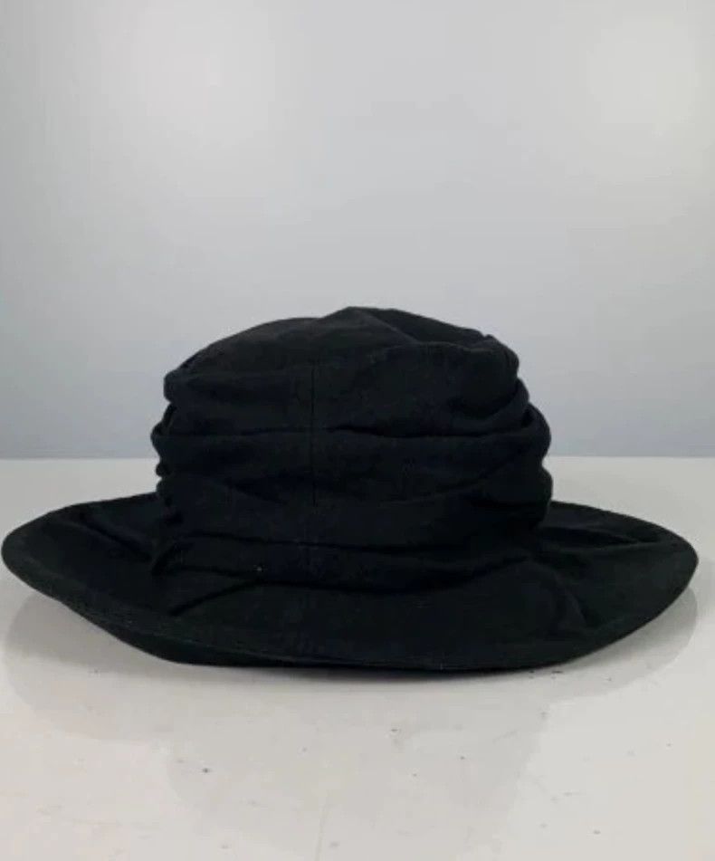 Y's Y's Black linen hat Size ONE SIZE - 3 Thumbnail