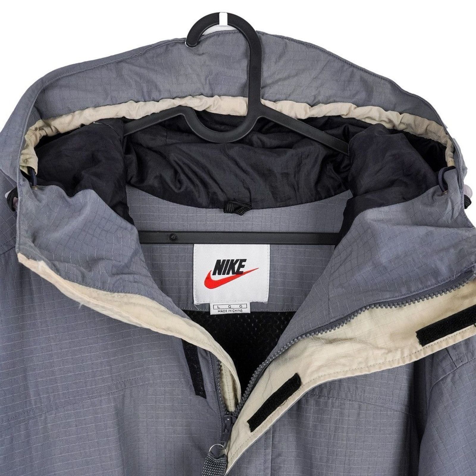 Nike Nike Ripstop Utility Nylon Shell Windbreaker Anorak Jacket Size US L / EU 52-54 / 3 - 6 Thumbnail