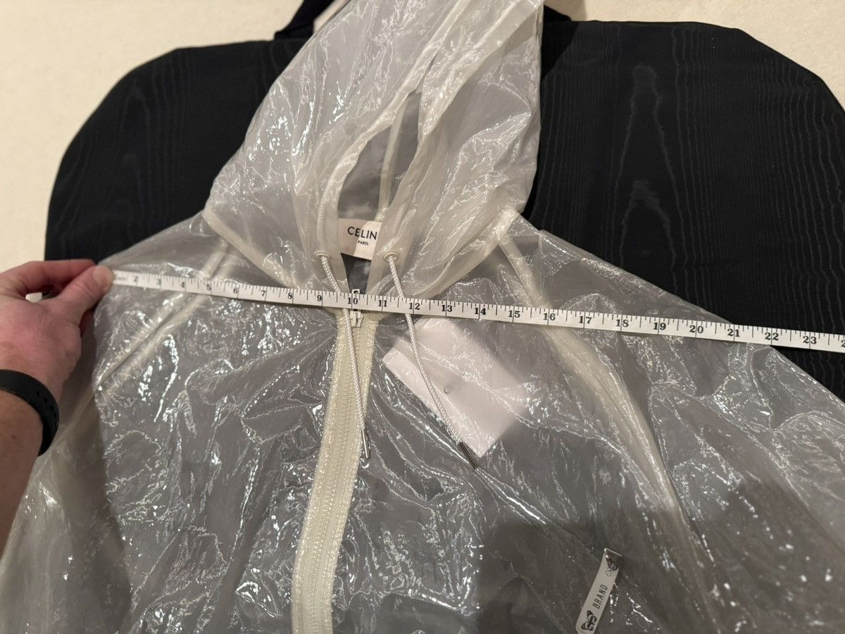 Celine SS22 Rare Celine logo hoodie rain jacket 48 BNWT Size US M / EU 48-50 / 2 - 4 Thumbnail