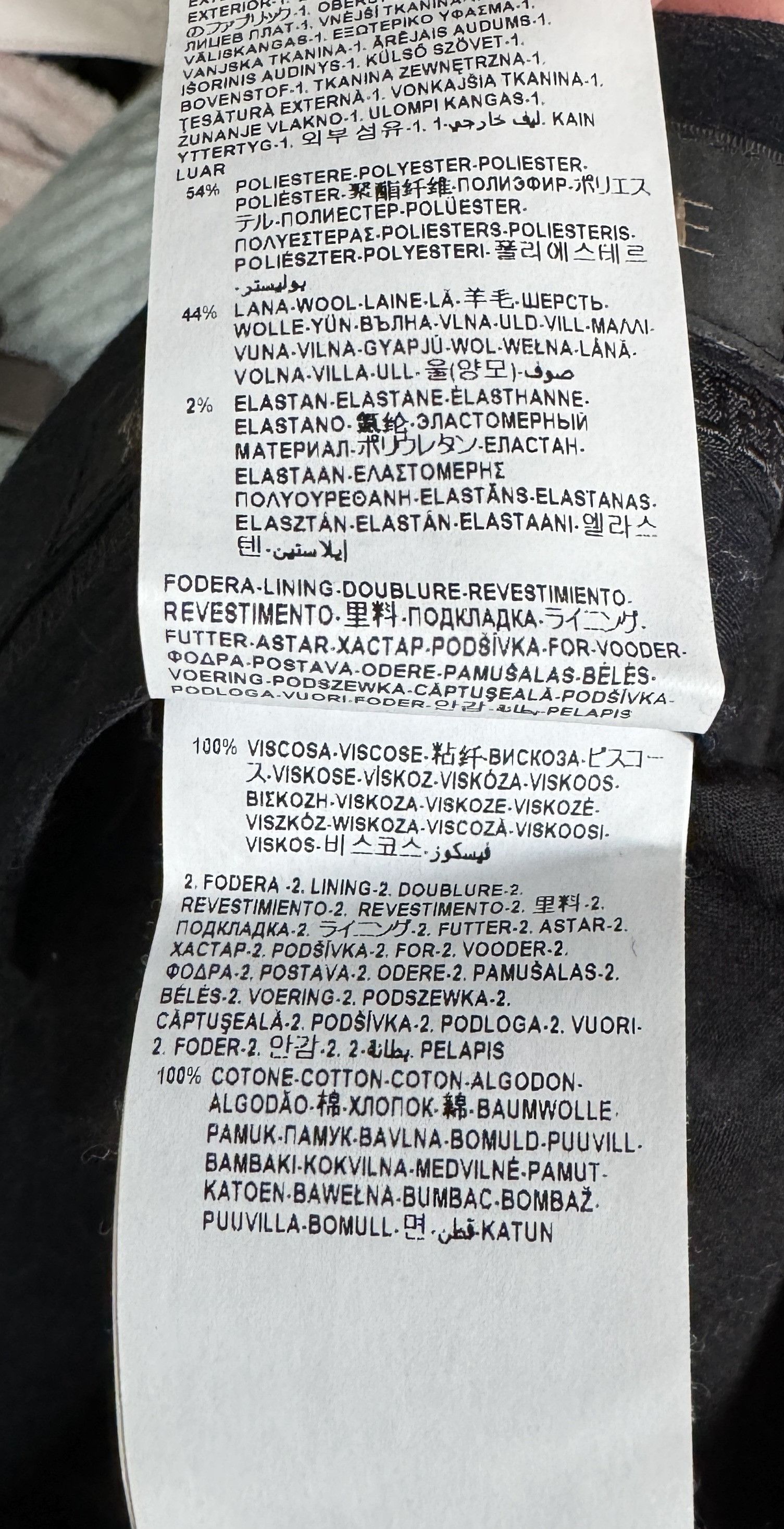 Versace Men's Versace Classic Pants Chino Black Trousers Size 50 Size US 34 / EU 50 - 12 Thumbnail