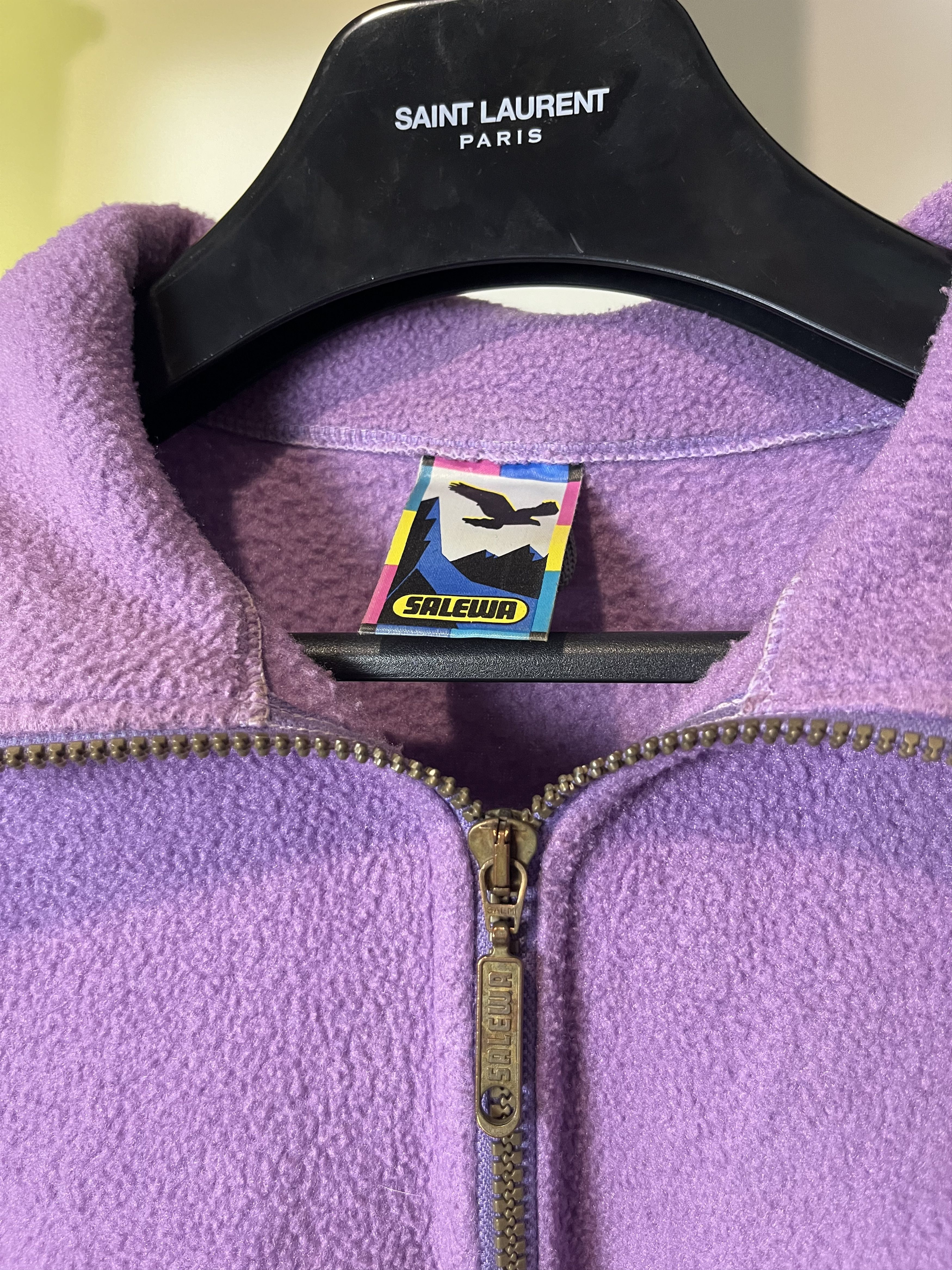 Other 90s Salewa Colorful Synchilla Fleece Jacket Made In Itally Size US XL / EU 56 / 4 - 4 Thumbnail