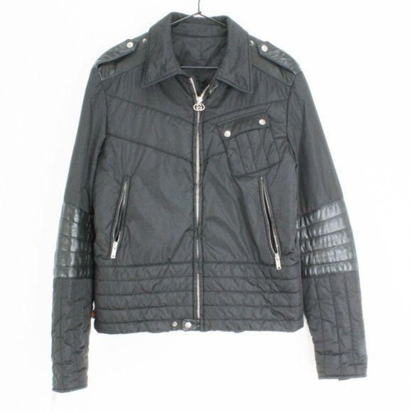 Gucci Vintage Gucci Black Bomber Jacket Size US L / EU 52-54 / 3 - 2 Thumbnail