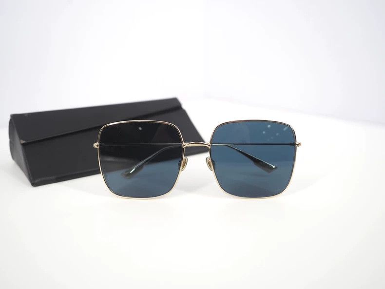 Dior Christian Dior Gold Blue Sunglasses-dmc Size ONE SIZE - 1 Thumbnail