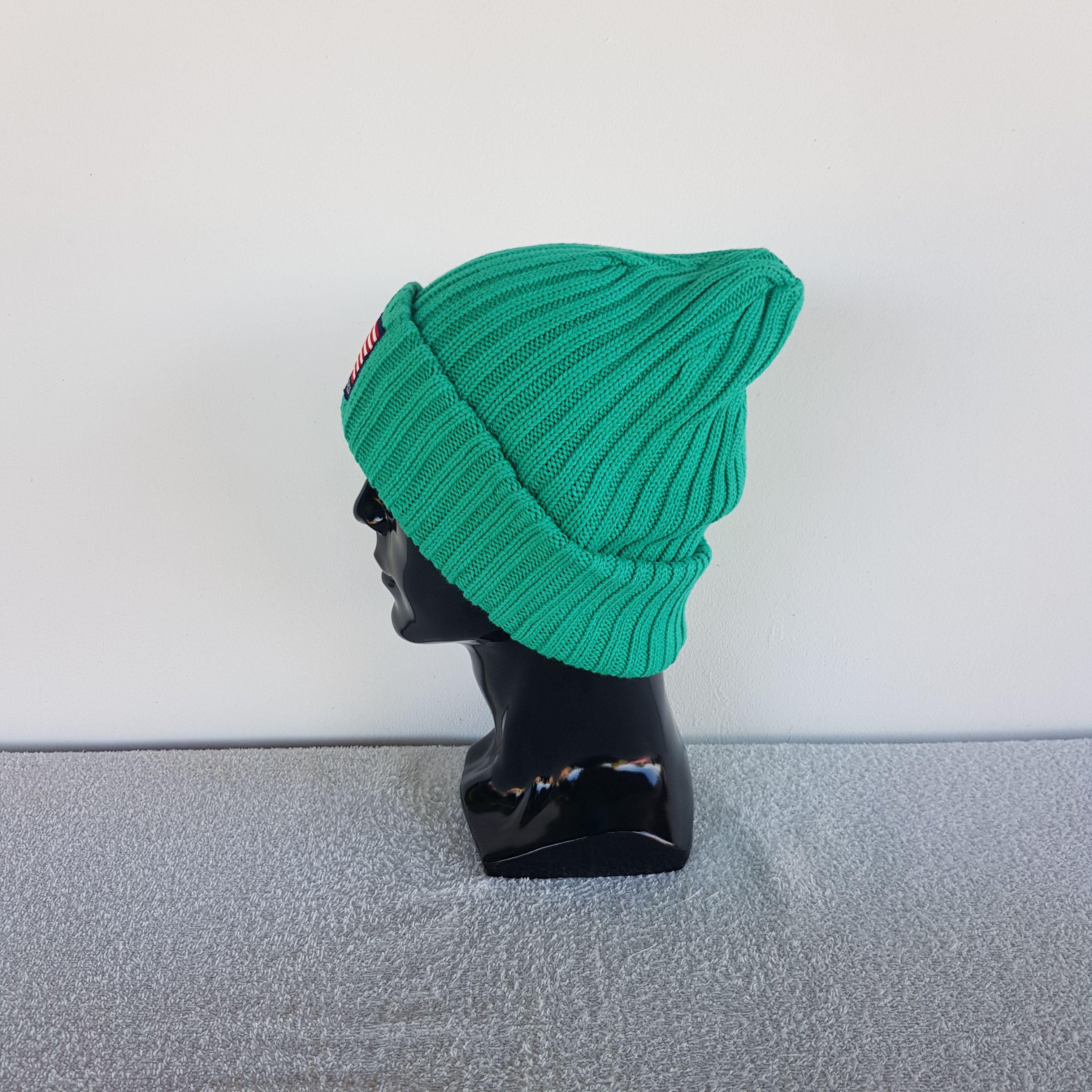 Ben Davis Vintage Ben Davis Beanie Ribbed Isle Knit Snow Caps Hats. Size ONE SIZE - 4 Thumbnail