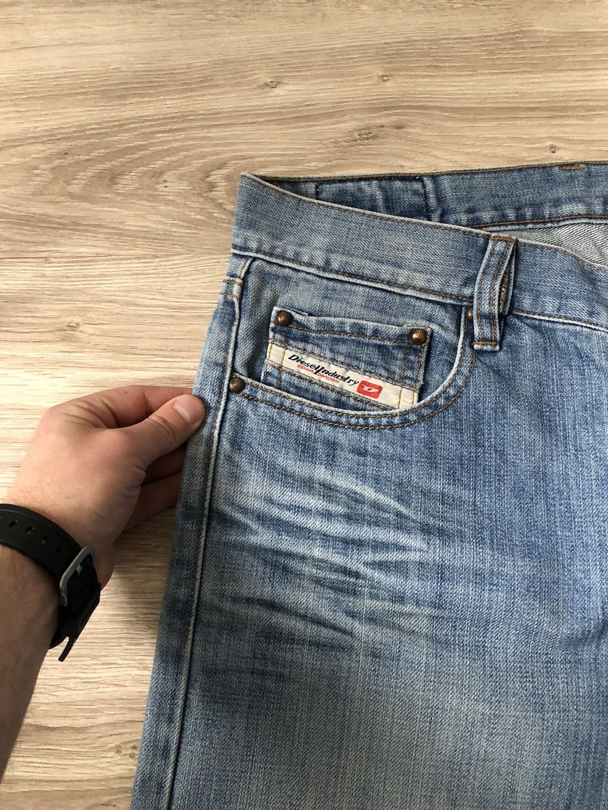 Diesel Vintage Diesel Y2K Japanese Style Distressed Denim Jeans Size US 34 / EU 50 - 8 Thumbnail