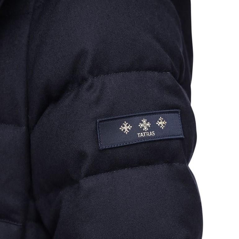 TATRAS o1s22i1n0924 Laviana Wool Midi Down Jacket in Blue Size M / US 6-8 / IT 42-44 - 5 Thumbnail