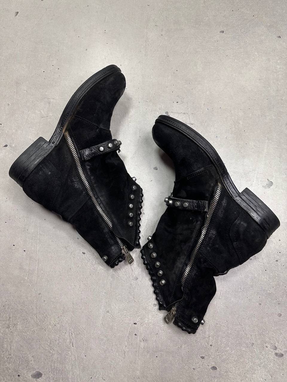 A.S.98 A.S.98 Airstep Verti Studded Leather Ankle Boots Black EU 38 Size US 7.5 / IT 37.5 - 7 Thumbnail