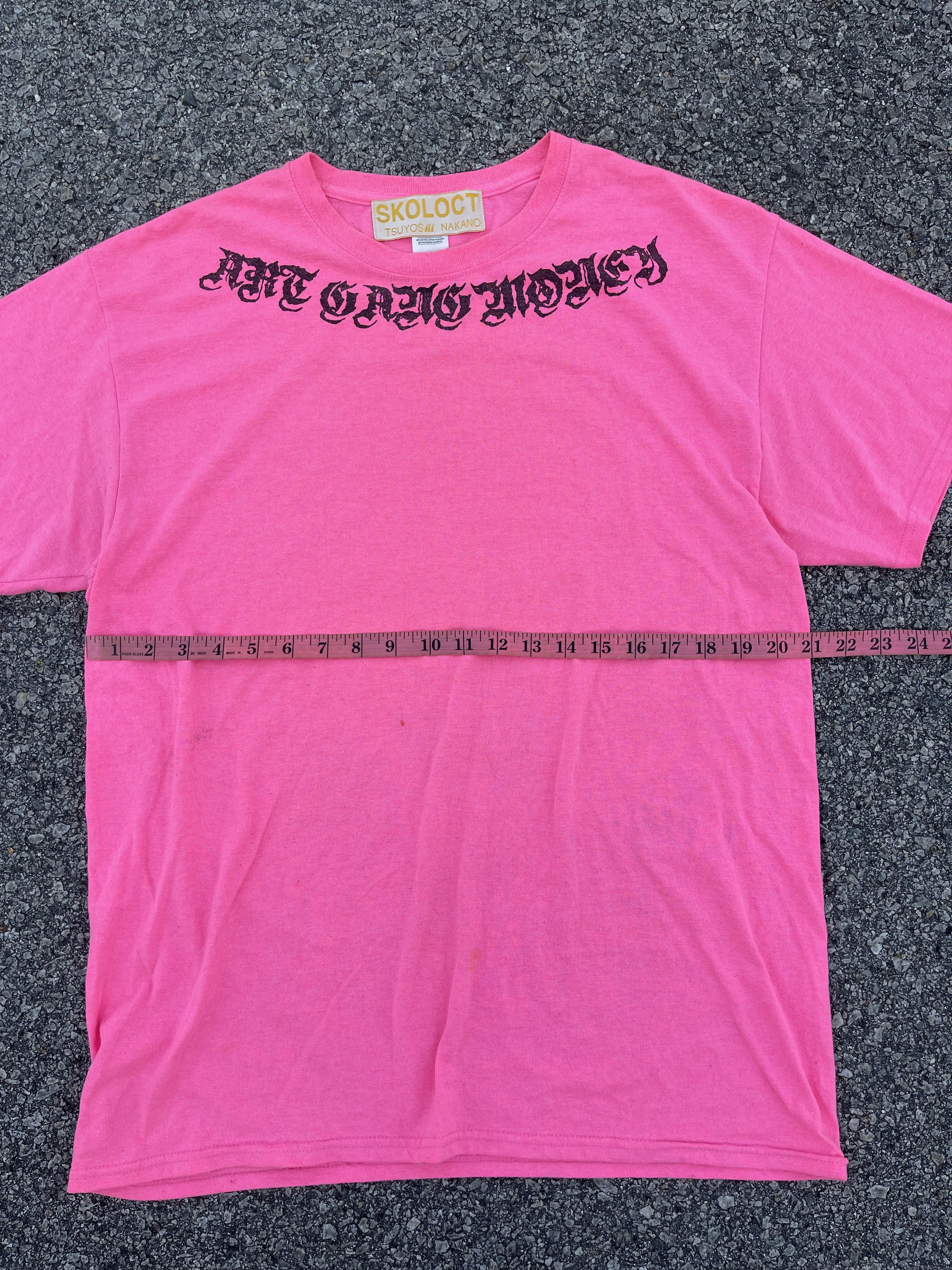 Japanese Brand Skoloct “ART GANG MONEY” Tee Travis Scott Lil Uzi vert Size US L / EU 52-54 / 3 - 4 Thumbnail