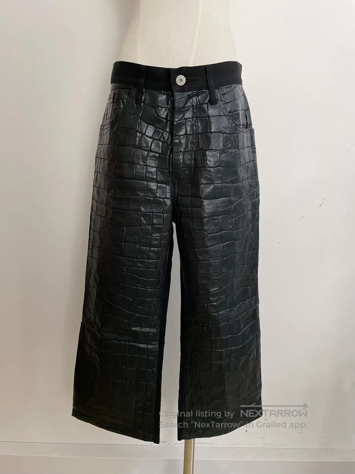 Junya Watanabe junya watanabe snake print wide leg pants. Size US 27 - 5 Thumbnail