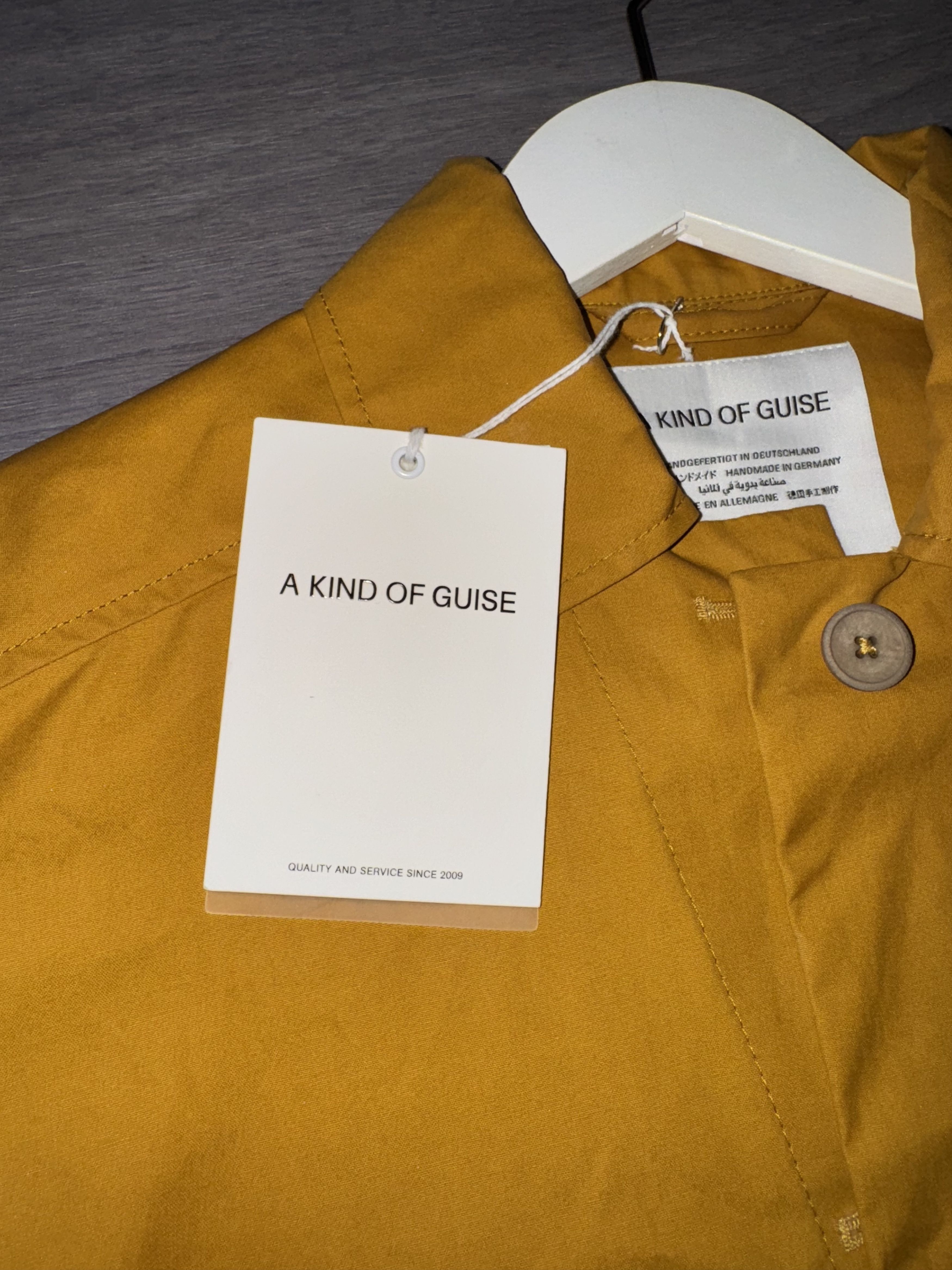 A Kind Of Guise AKOG - SAFYA JACKET - WAXED TURMERIC Size XS / US 0-2 / IT 36-38 - 8 Thumbnail