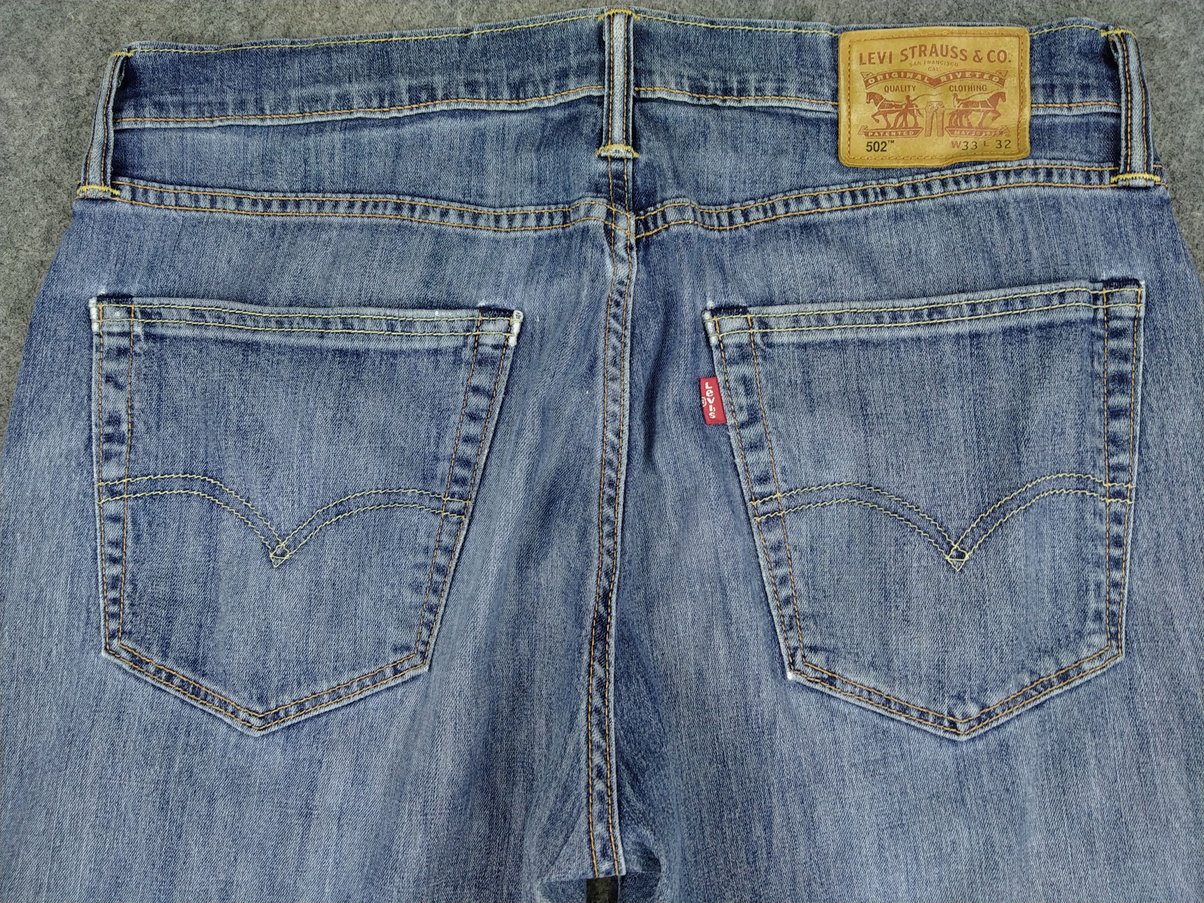 Levi's Faded Blue Levi's 502 Jeans 34x31 Denim -JG032 Size US 34 / EU 50 - 4 Thumbnail