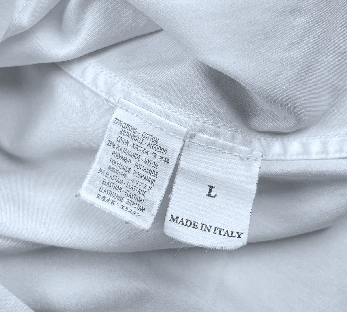 Brunello Cucinelli Brunello Cucinelli Classic Cotton Stretch LS Shirt Size L Size L / US 10 / IT 46 - 14 Thumbnail