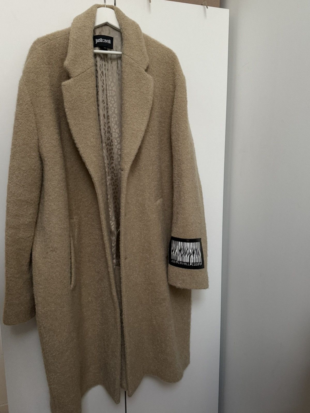 Just Cavalli Beige coat Size US L / EU 52-54 / 3 - 2 Thumbnail