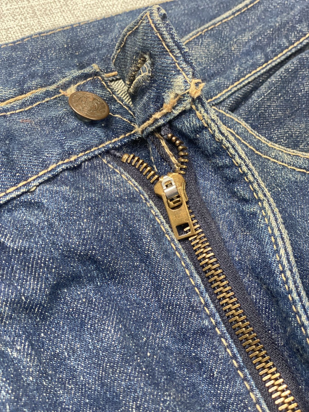 Japanese Brand × Vintage Vintage Canton Selvedge Jeans 60’s Size US 31 - 7 Thumbnail