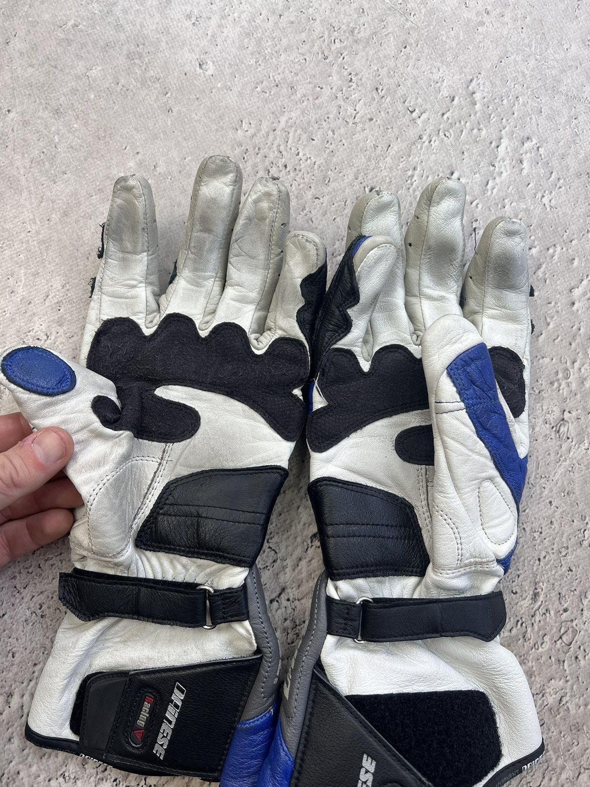 Dainese × Vintage Vintage Dainese Leather Gloves Avant Garde Size ONE SIZE - 5 Thumbnail