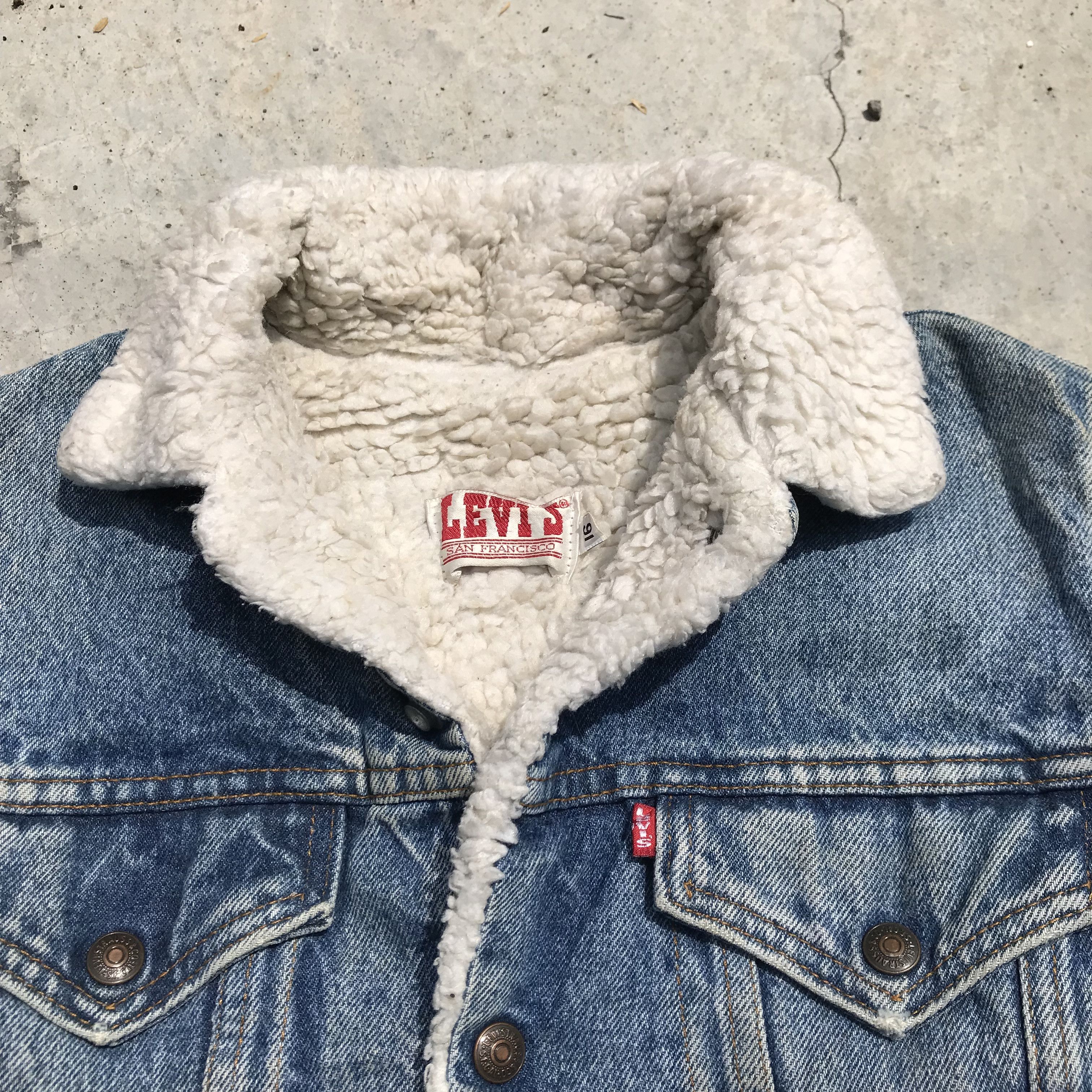 Levi's × Vintage Vintage 90s Levis Classic Sherpa lined Jeans Trucker Jacket Size US M / EU 48-50 / 2 - 4 Thumbnail