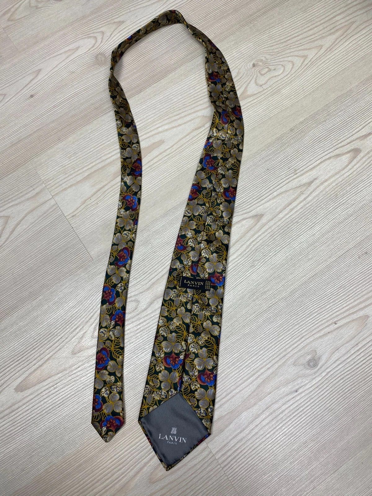 Lanvin Lanvin Paris Silk 100% Tie Size ONE SIZE - 1 Thumbnail