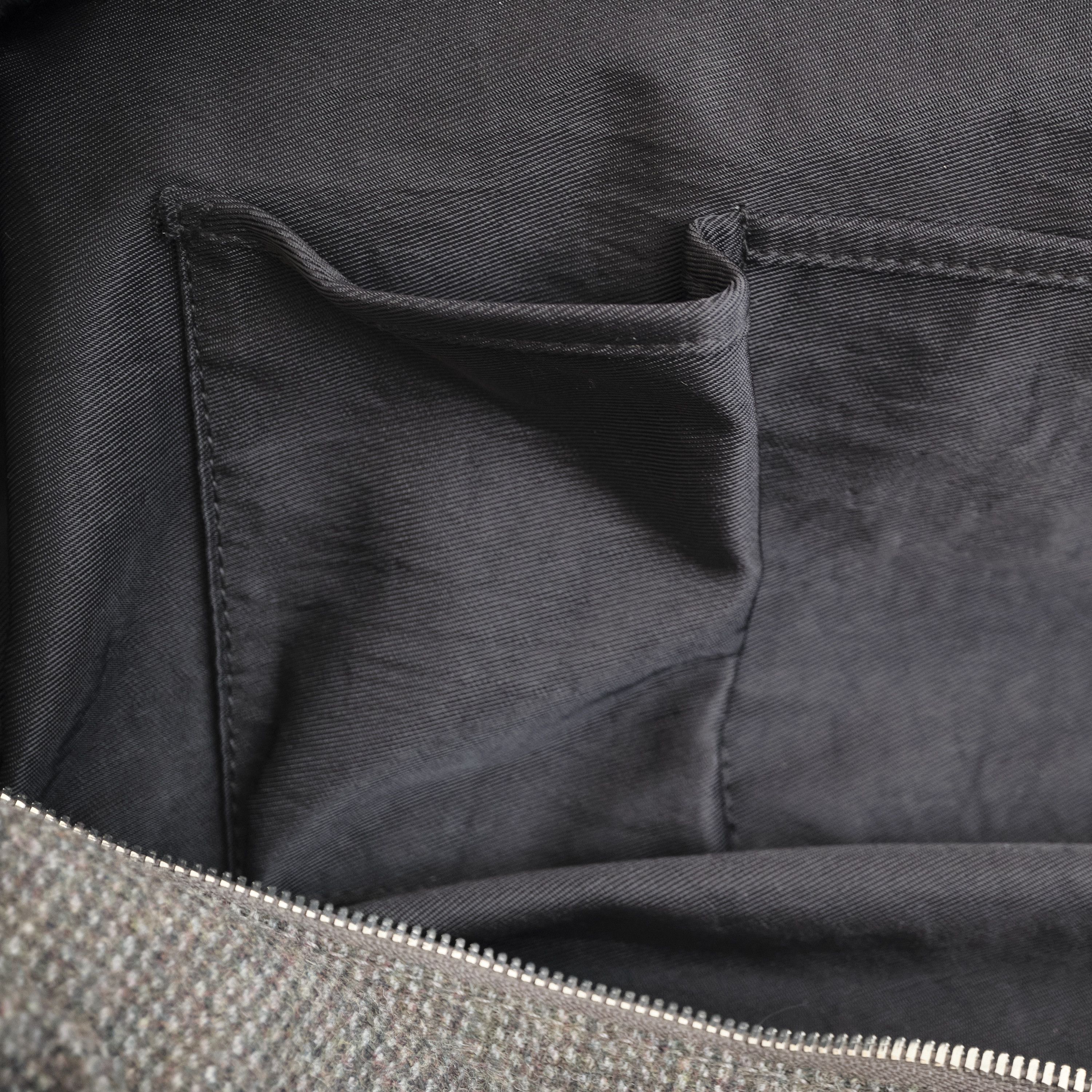 Frank And Oak Leather & Wool Tweed Weekender (NEW) Size ONE SIZE - 8 Thumbnail
