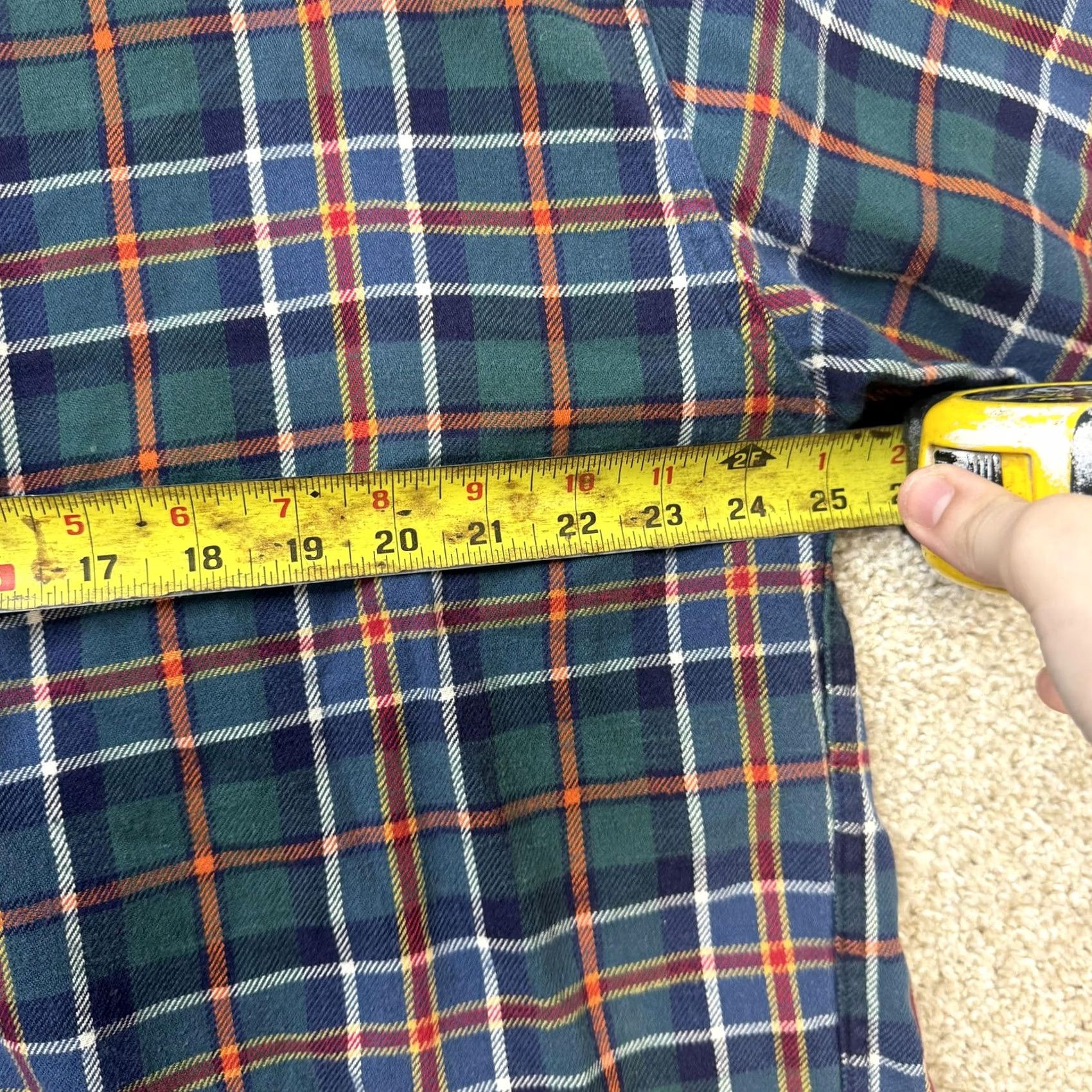 J.Crew J.Crew Shirt Mens XL Multicolor Plaid Flannel Long Sleeve Button-Up Casual Size US XL / EU 56 / 4 - 5 Thumbnail