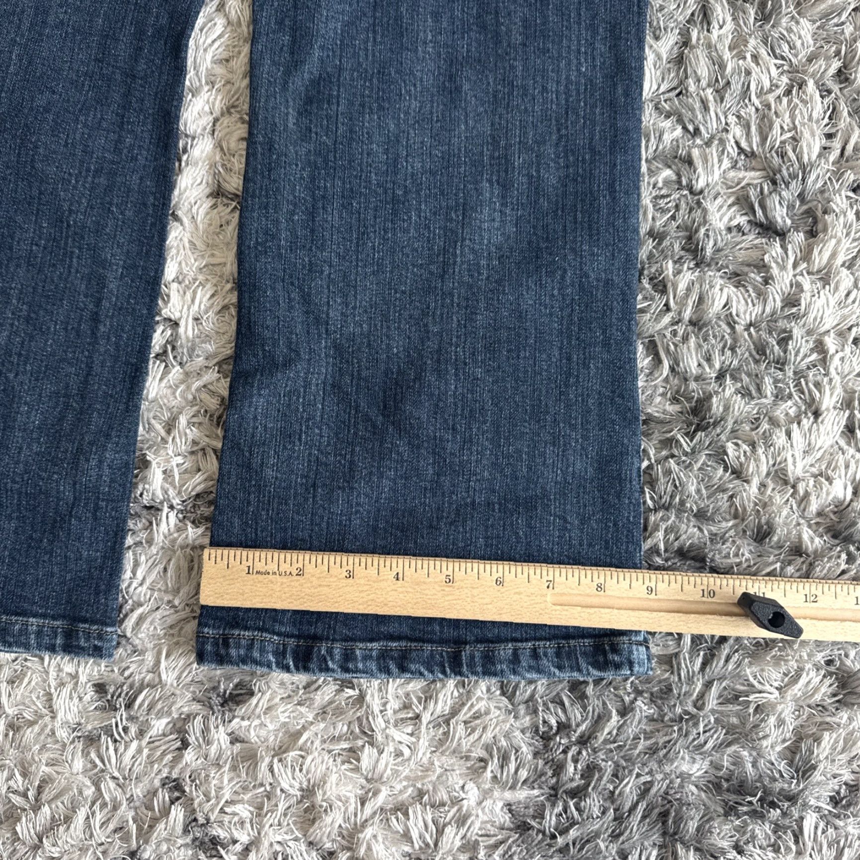 Lee VINTAGE Lee Comfort Womens Jeans Blue Denim Stretch Waistband 32x28 Size 10 Y2K Straight Jeans Womens Size 32" / US 10 / IT 46 - 3 Thumbnail