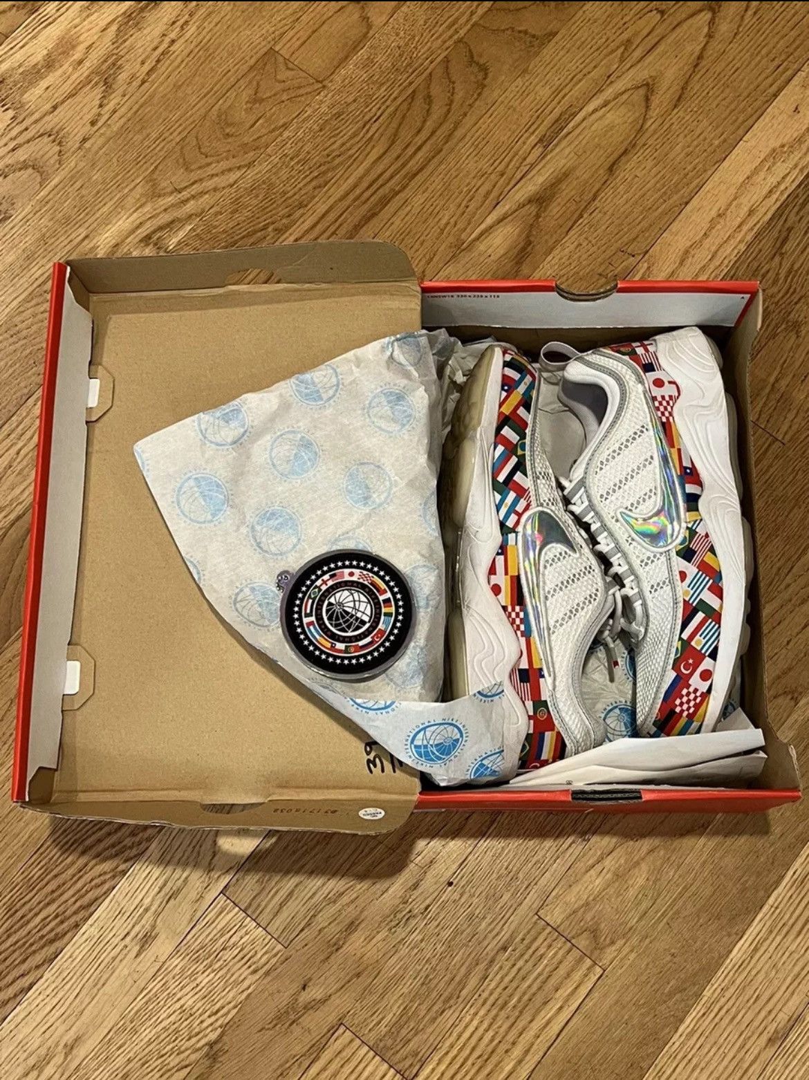 Nike Nike Air Zoom Spiridon '16 NIC QS International Flag White Size US 10 / EU 43 - 3 Thumbnail