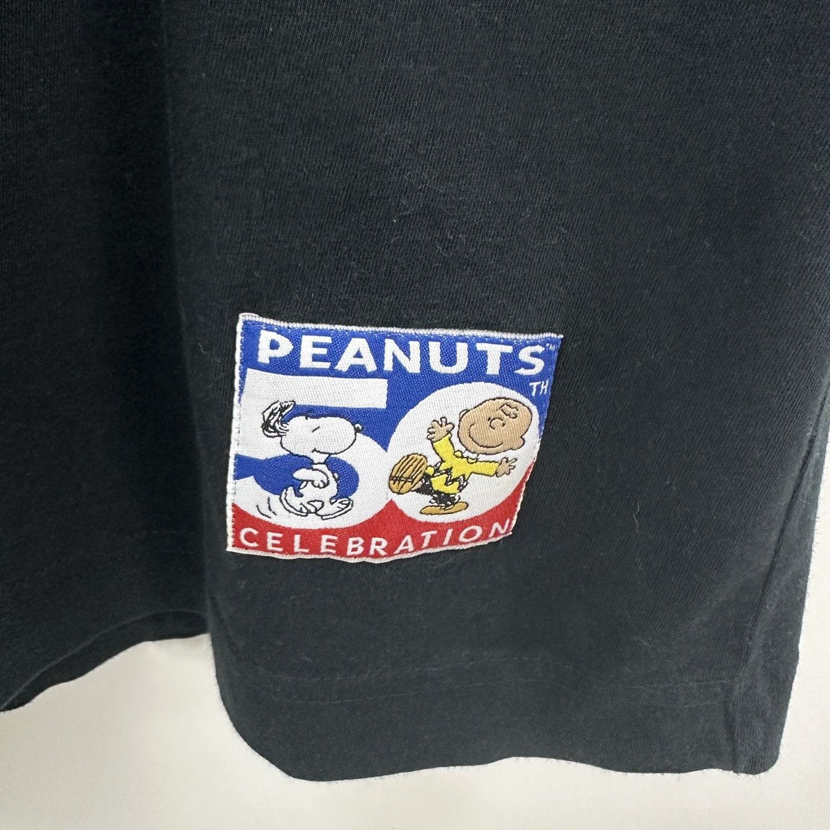 Vintage Vintage 90s Peanuts All American Boy tee 50 year celebration Size US M / EU 48-50 / 2 - 6 Thumbnail