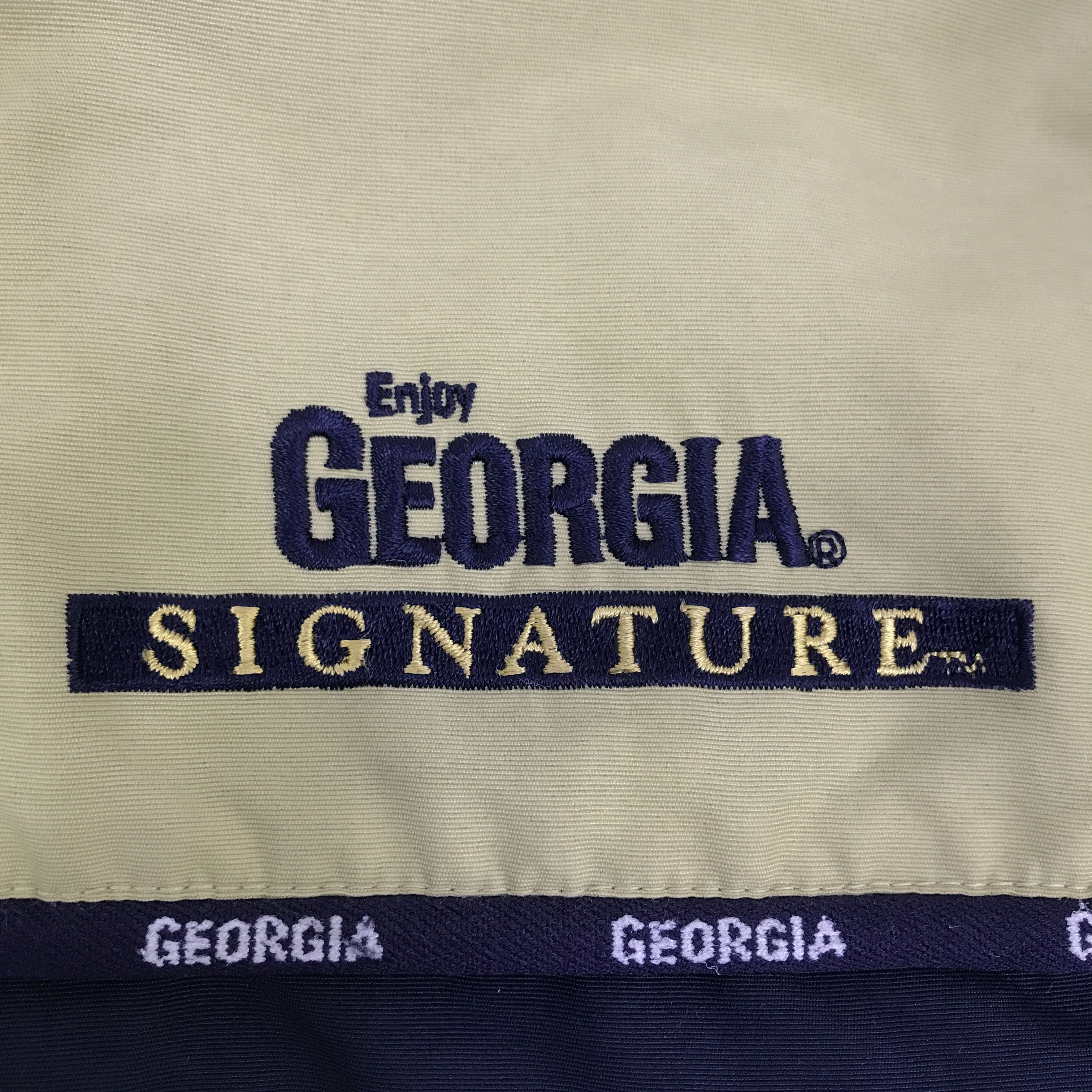 Japanese Brand Vintage Enjoy Georgia Signature Jacket K92B18 Size US L / EU 52-54 / 3 - 9 Thumbnail