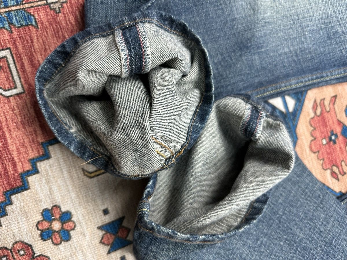 Fake London Genius 🔥FAKE LONDON GENIUS🔥DESTRESSED SELVEDGE DENIM Size US 34 / EU 50 - 11 Thumbnail