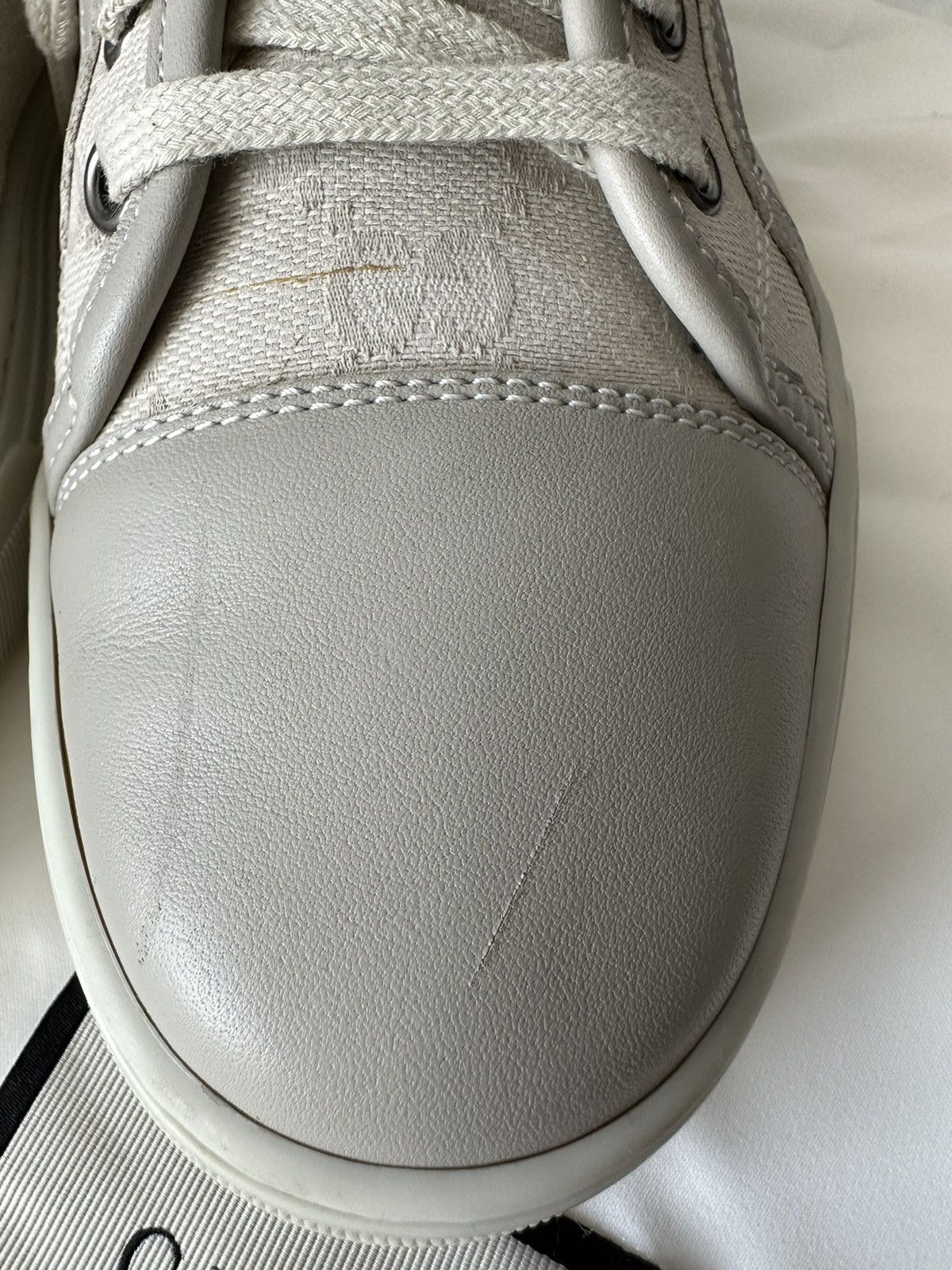 Gucci Gucci Wmns GG Low 'Cotton Washed - White' sneakers Size US 7.5 / IT 37.5 - 5 Thumbnail