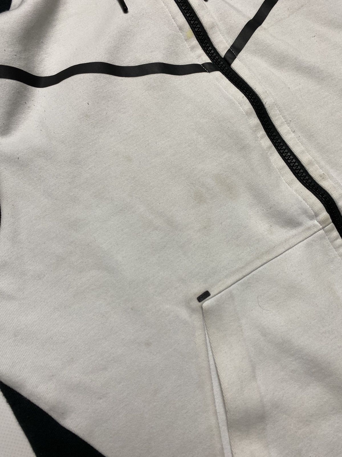 Nike × Vintage Nike tech fleece rare zip hoodie drill style Size US M / EU 48-50 / 2 - 3 Thumbnail