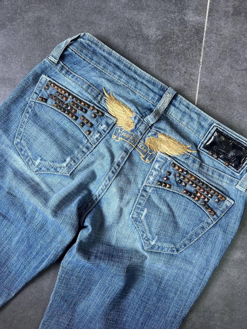 Robins Jeans LGB Style Vintage Robins Jean studded blue denim Size 25" / US 0 / IT 36 - 6 Thumbnail