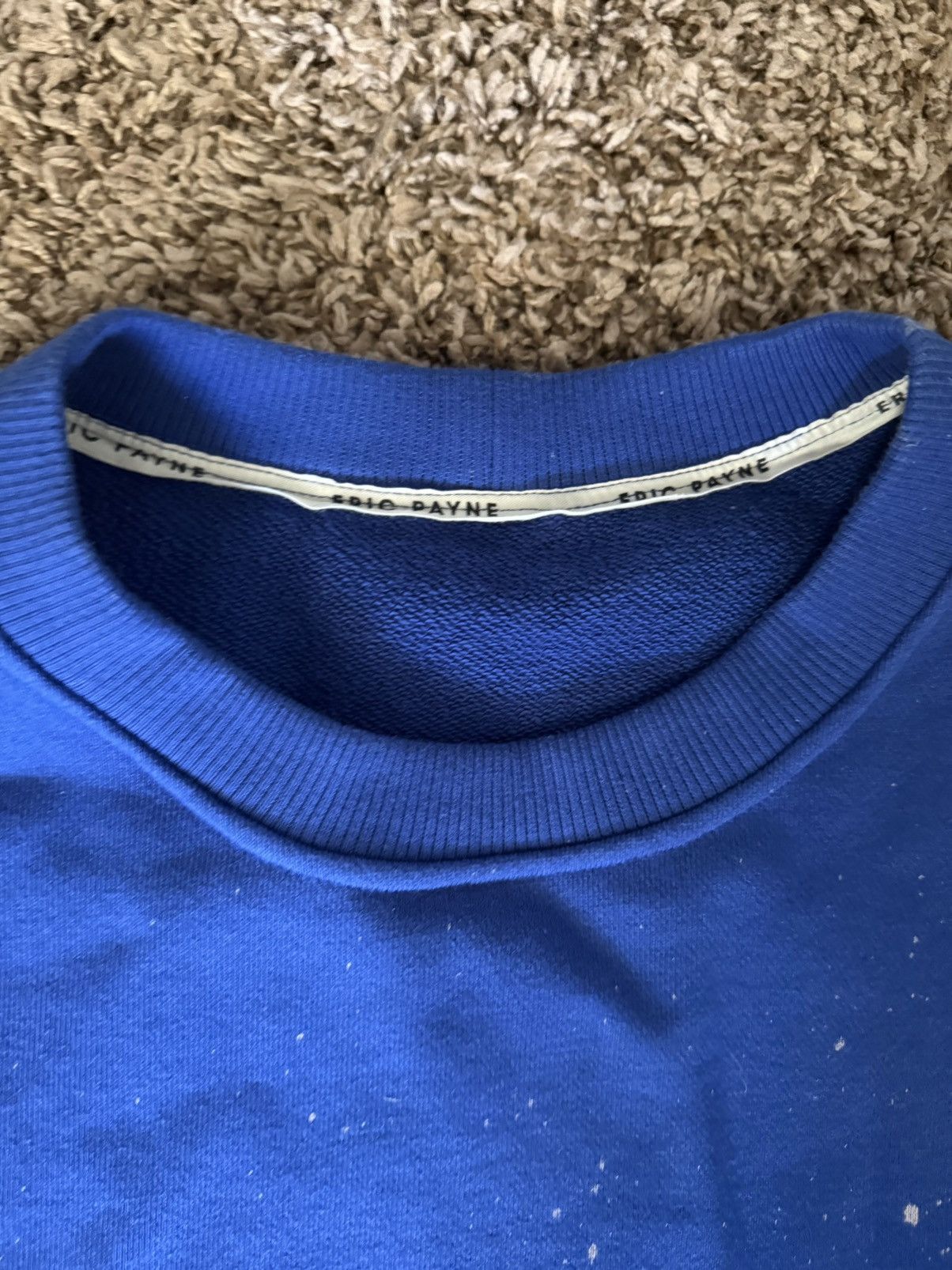 Eric Payne Eric Payne Blue Bleached Crewneck Size US M / EU 48-50 / 2 - 2 Thumbnail