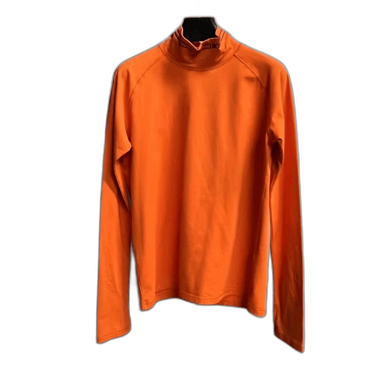 Dior Dior Orange High-Neck Embroidered Logo Sweatshirt Size US L / EU 52-54 / 3 - 1 Thumbnail