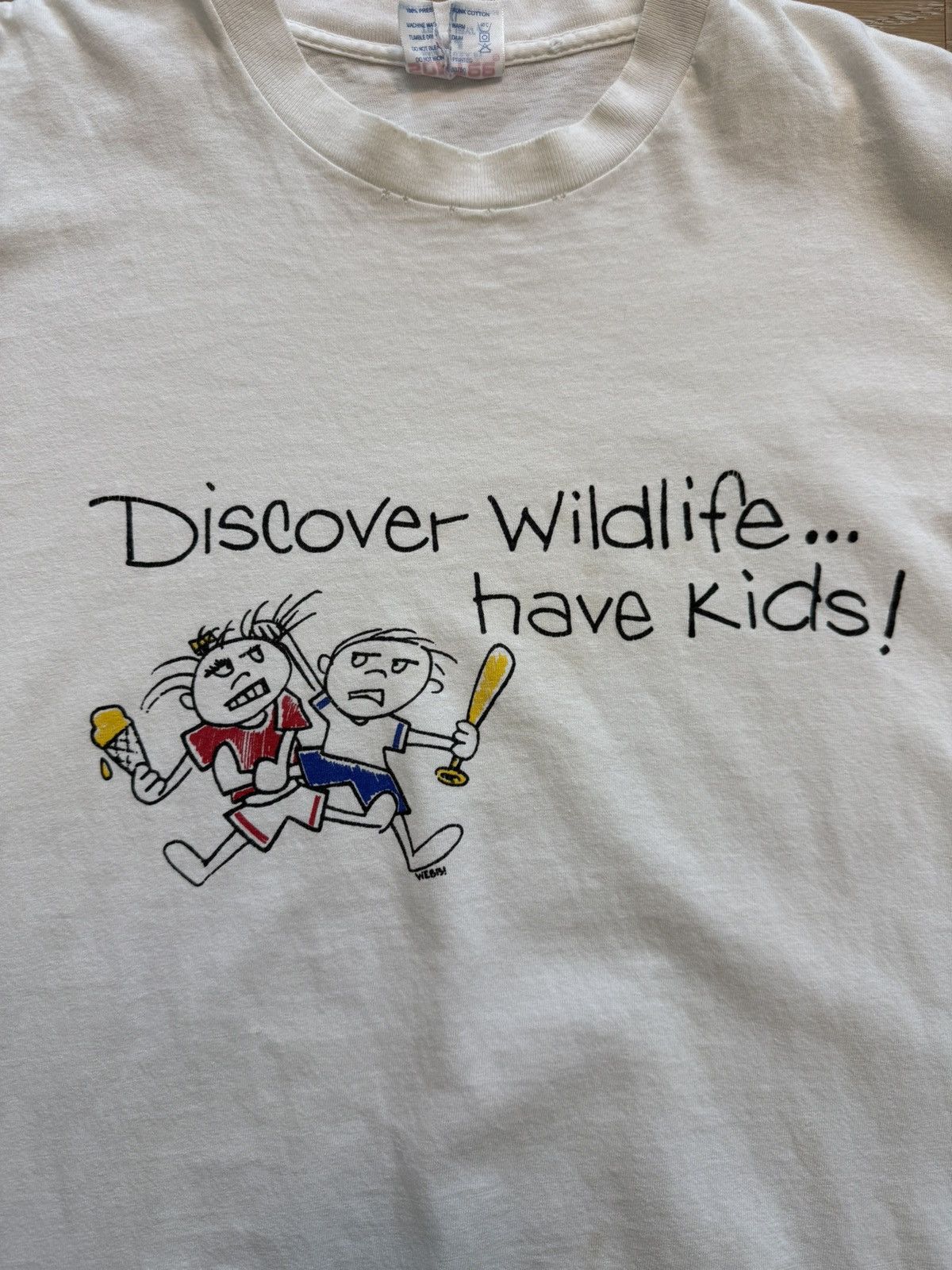 Other Vintage Graphic Tee Discover Wildlife Size US L / EU 52-54 / 3 - 2 Thumbnail