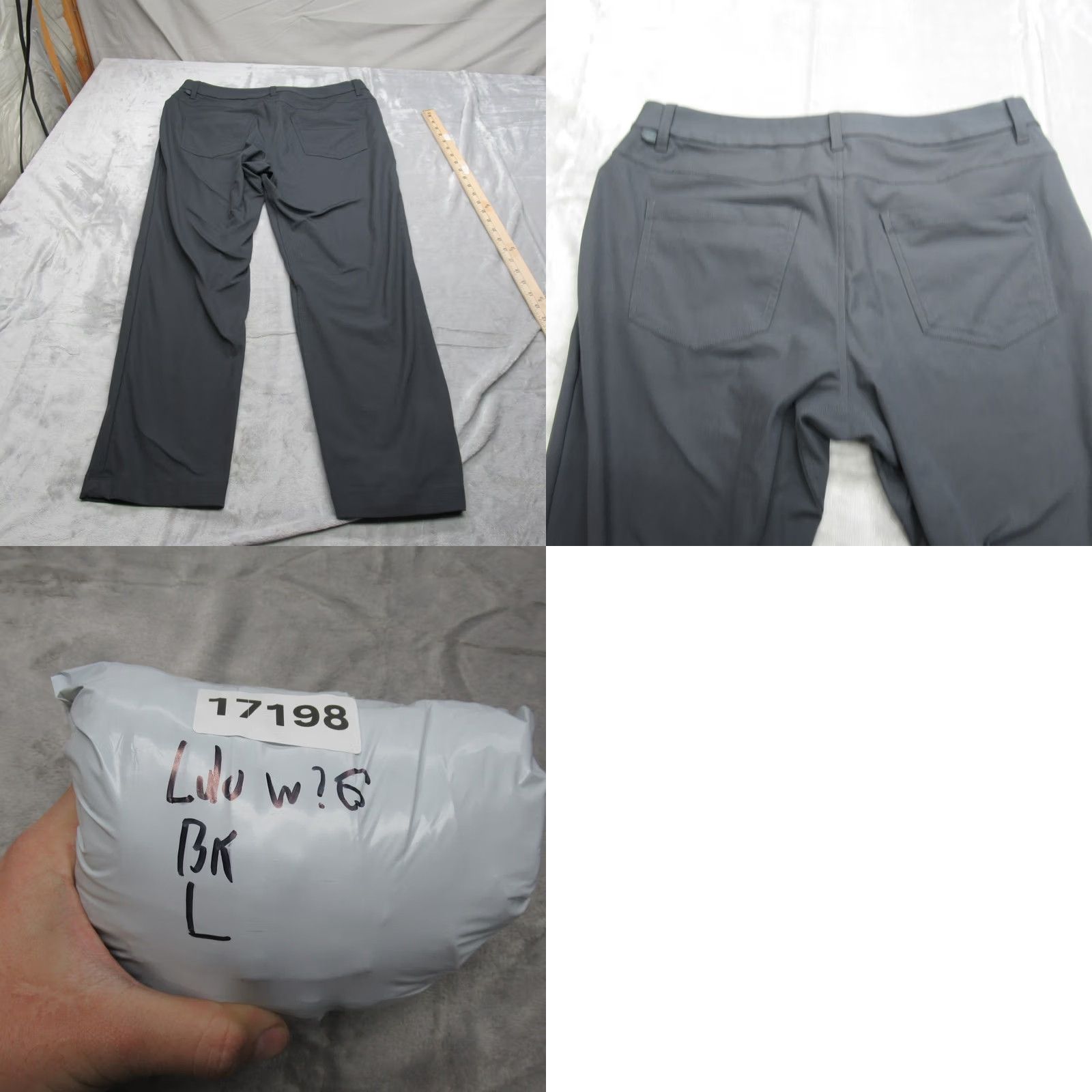 Lululemon Lululemon ABC Pants Mens 33 Gray Slim 5-Pocket Classic Fit Stretch Trousers Shoes? Size US 35 - 9 Thumbnail