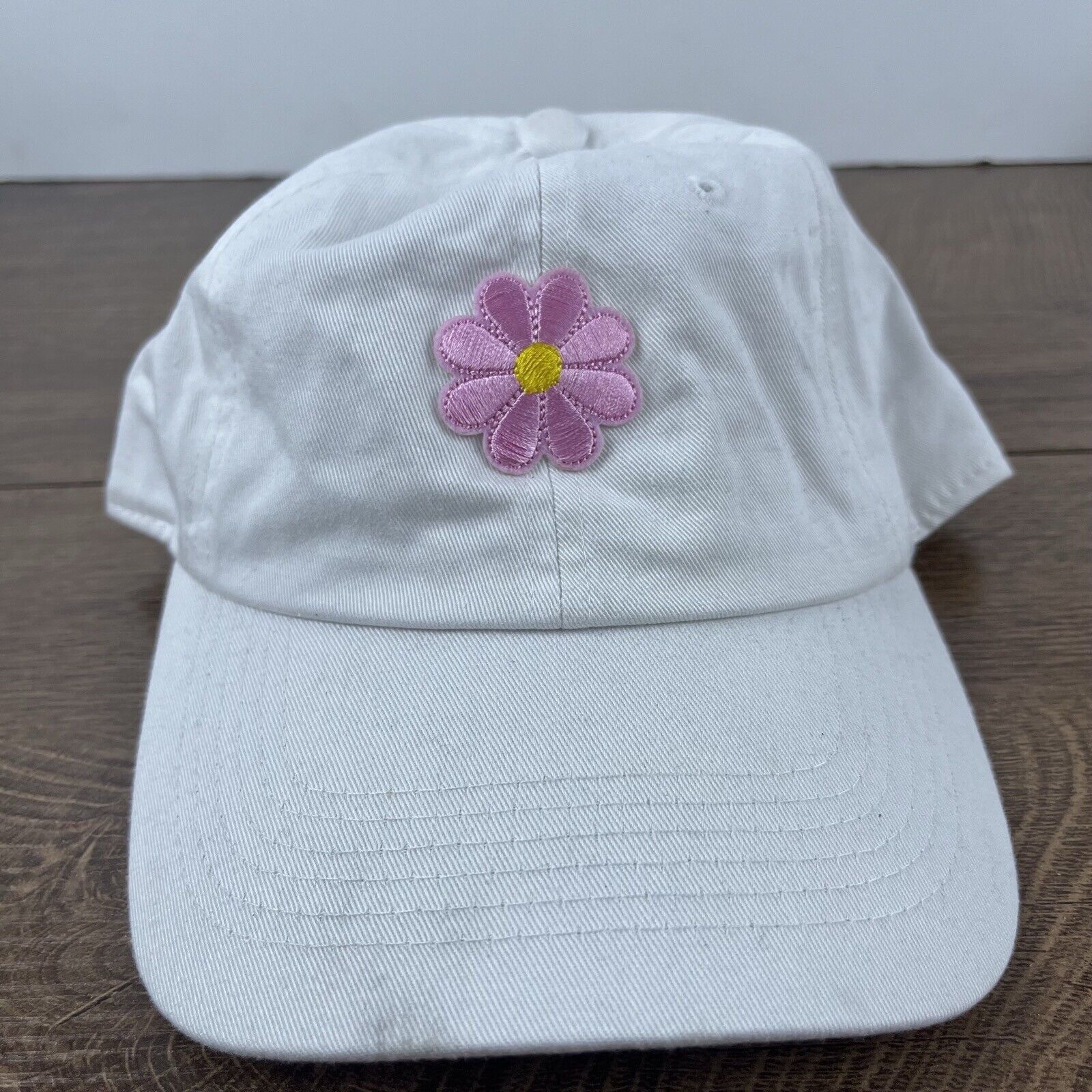 Other Pink Flower Hat Sunflower Adjustable Hat White Adjustable Ha Size ONE SIZE - 4 Thumbnail