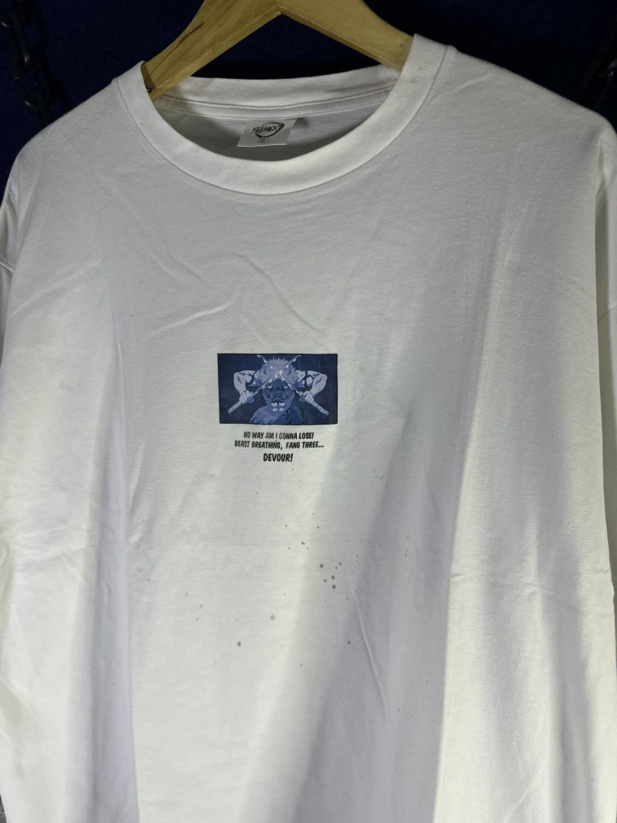 Anime Inosuke Demon Slayer Longsleeve Tshirt Size US M / EU 48-50 / 2 - 6 Thumbnail