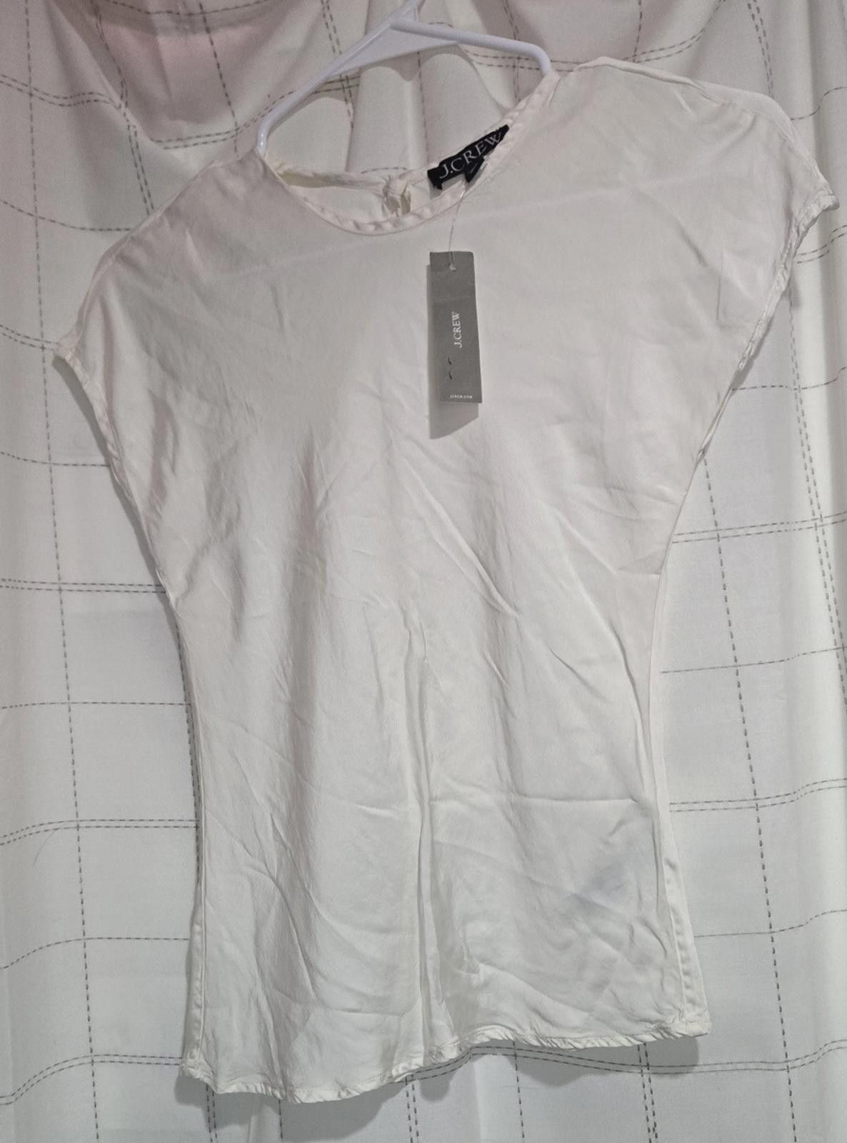 J.Crew J Crew Drapey T-shirt top Size XXS / US 00 / IT 34 - 2 Thumbnail