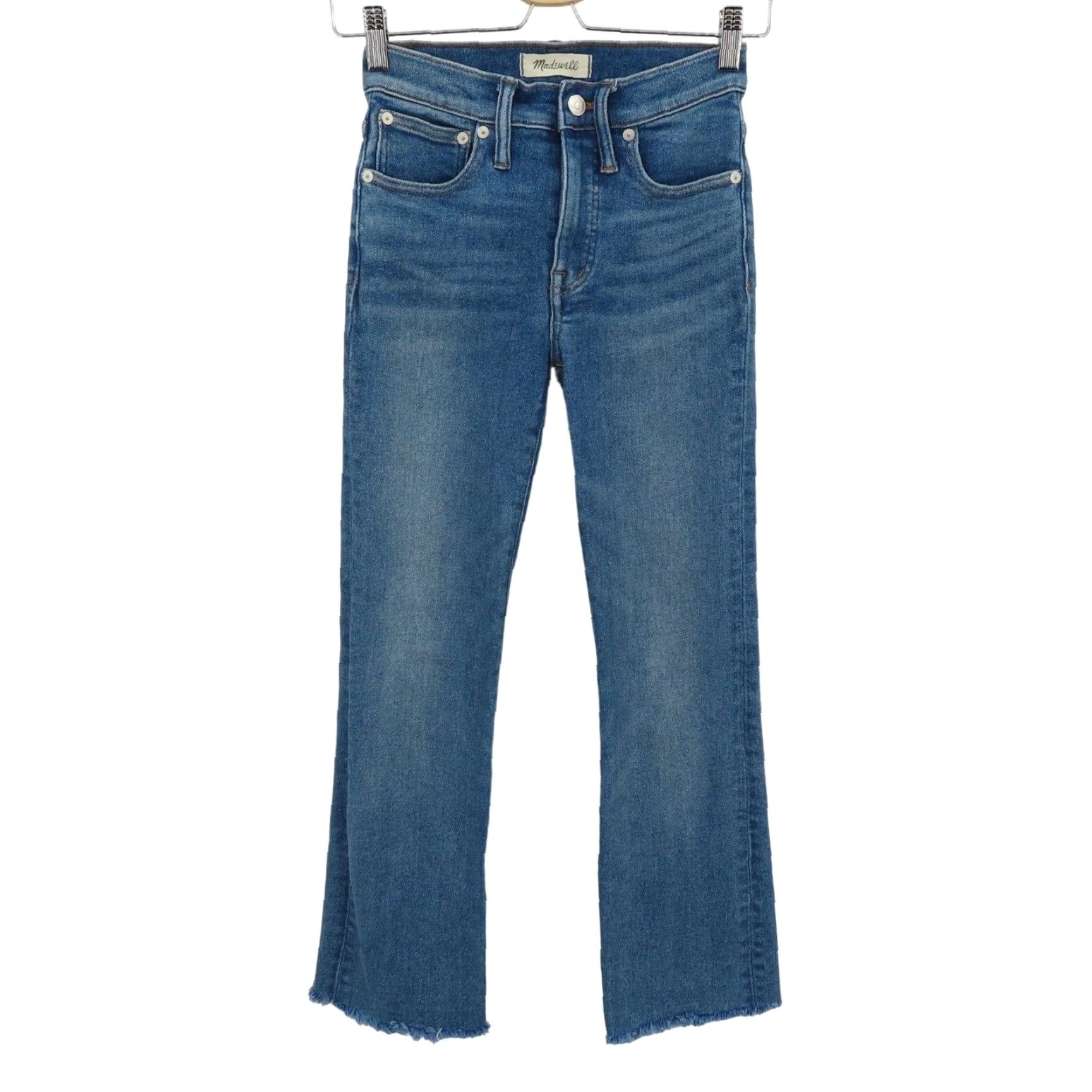 Madewell Madewell Jeans Women Regular 24 Blue Denim Bootcut Cali Demi Boot 5-Pocket Style Bootcutpants Size 42" / US 20 - 2 Thumbnail